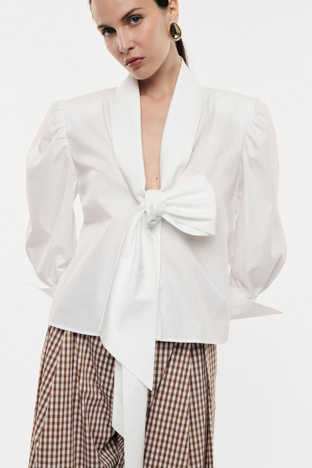 Camicia con fiocco