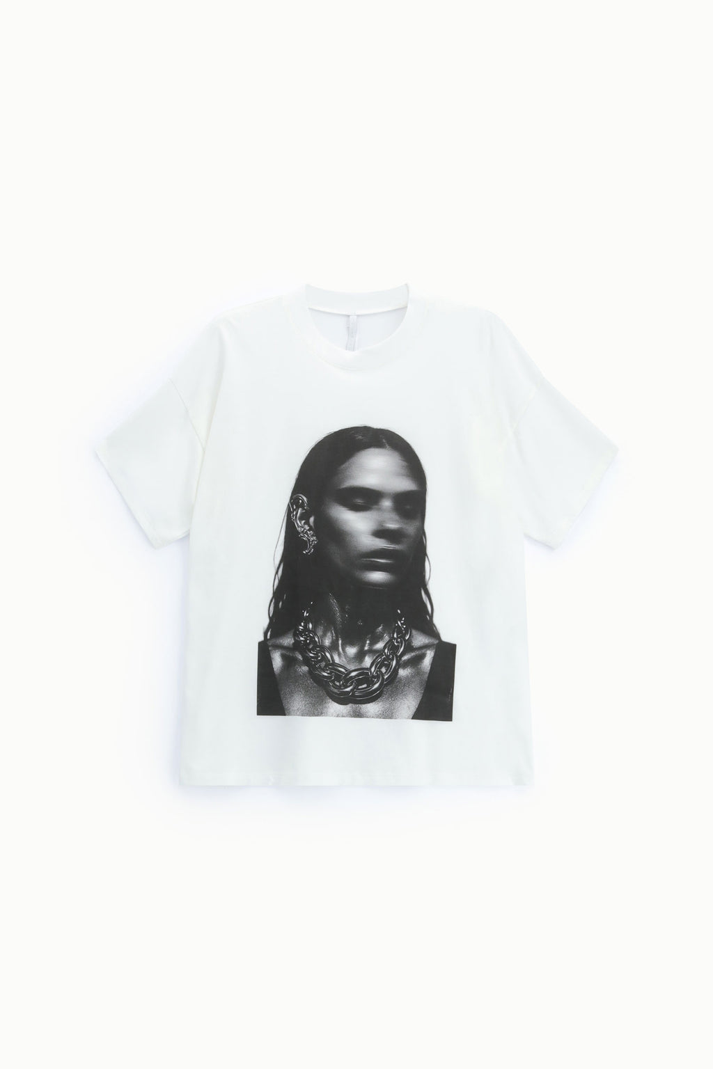 T-shirt stampa fotografica fit regular girocollo