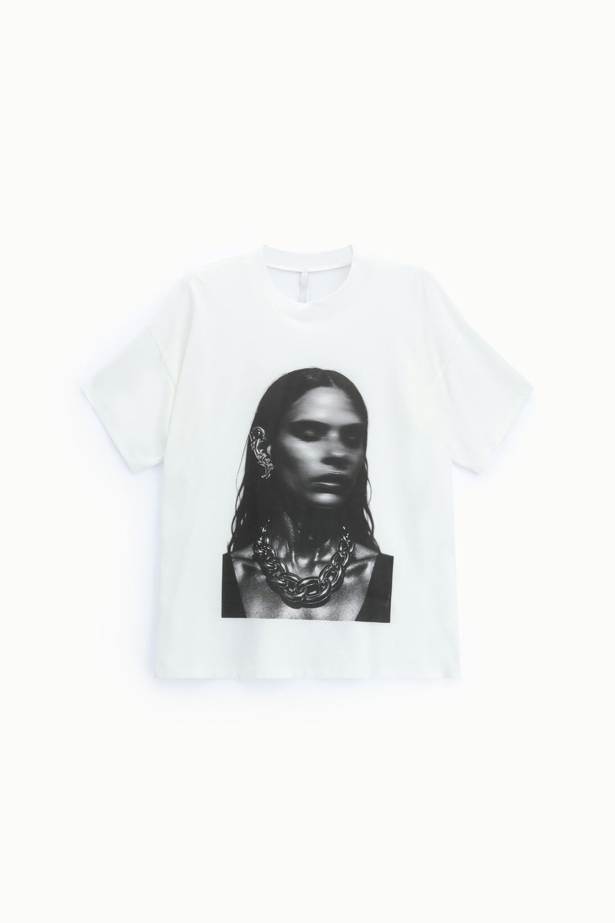 T-shirt stampa fotografica fit regular girocollo