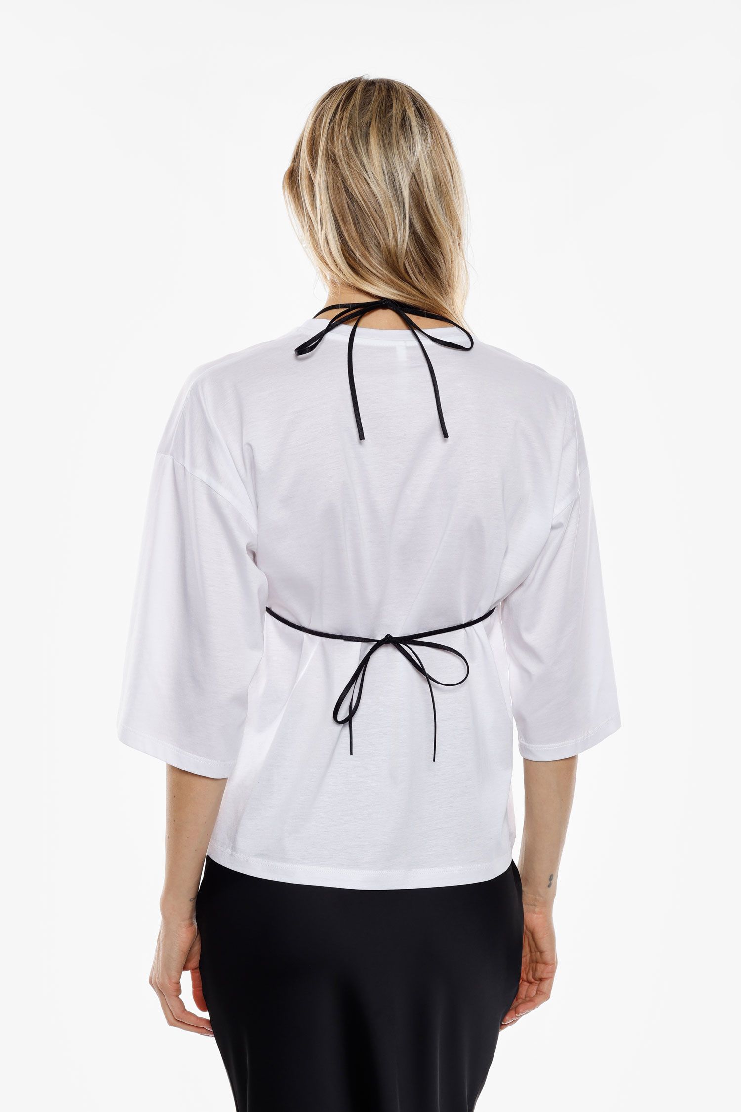 T-shirt over girocollo