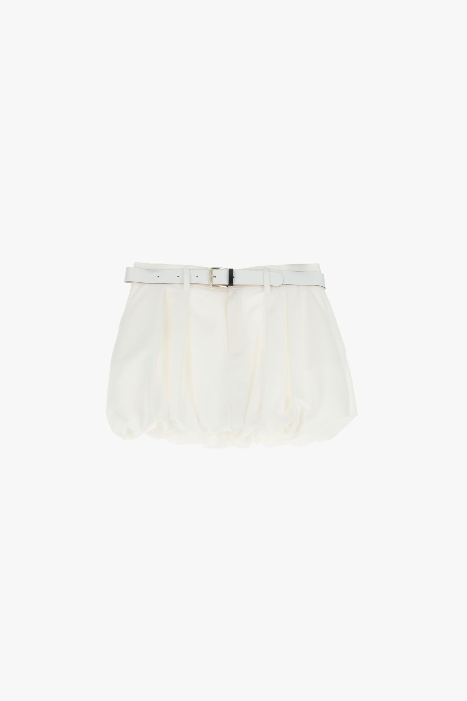 Gonna corta a palloncino con cintura