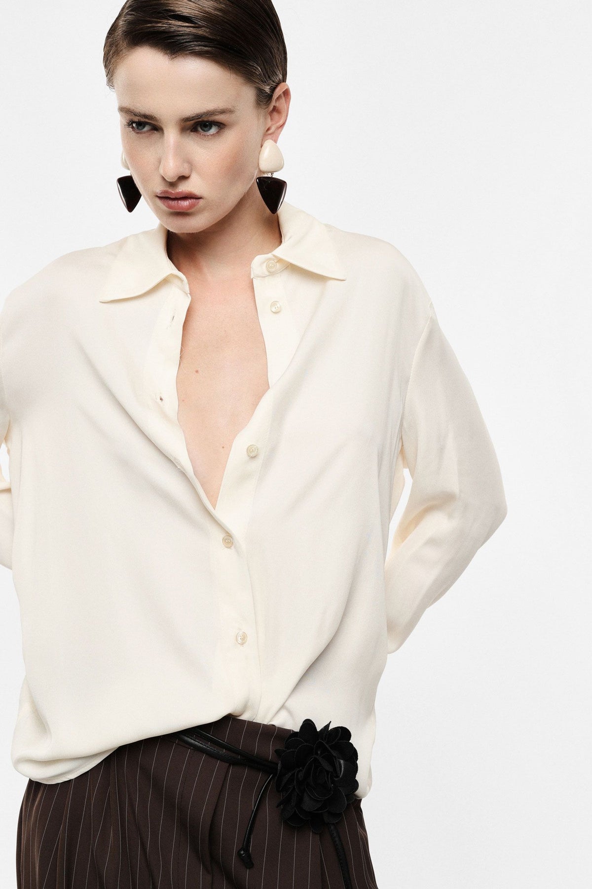 Camicia regular-fit con colletto classico e bottoni