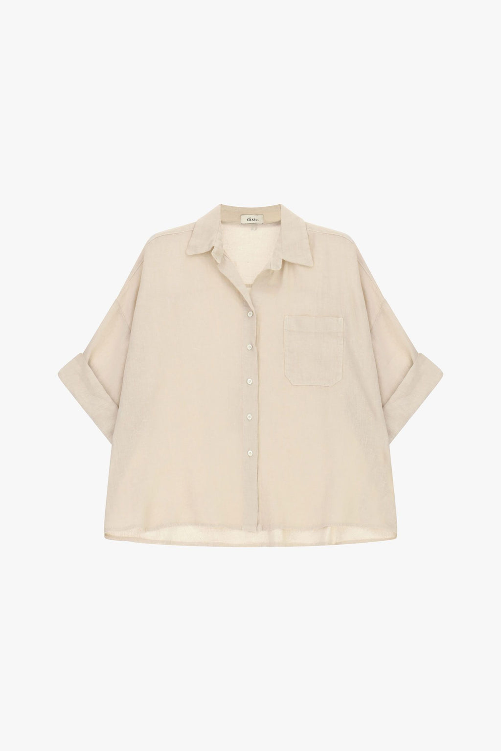 Camicia ampia maniche 3/4