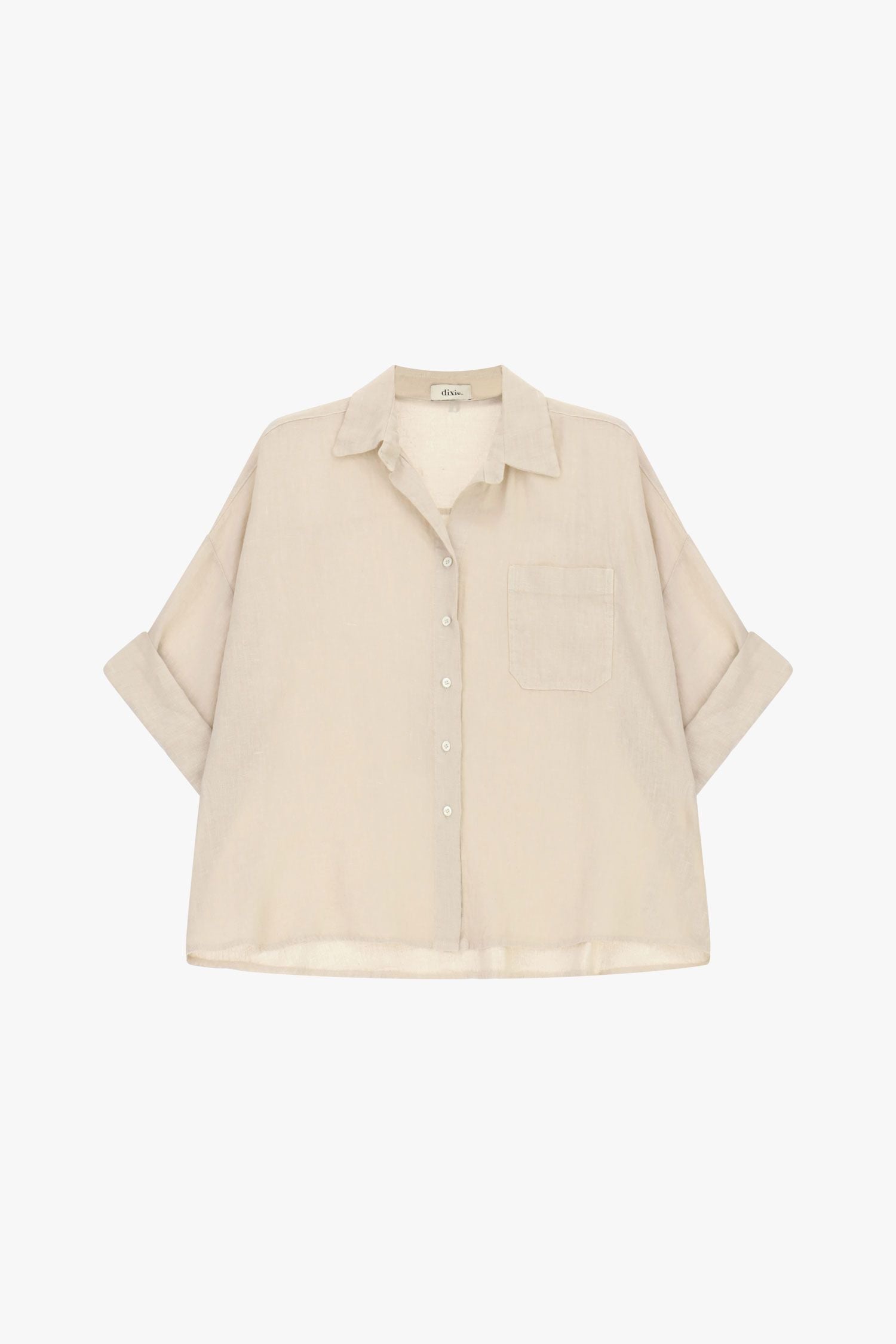 Camicia ampia maniche 3/4
