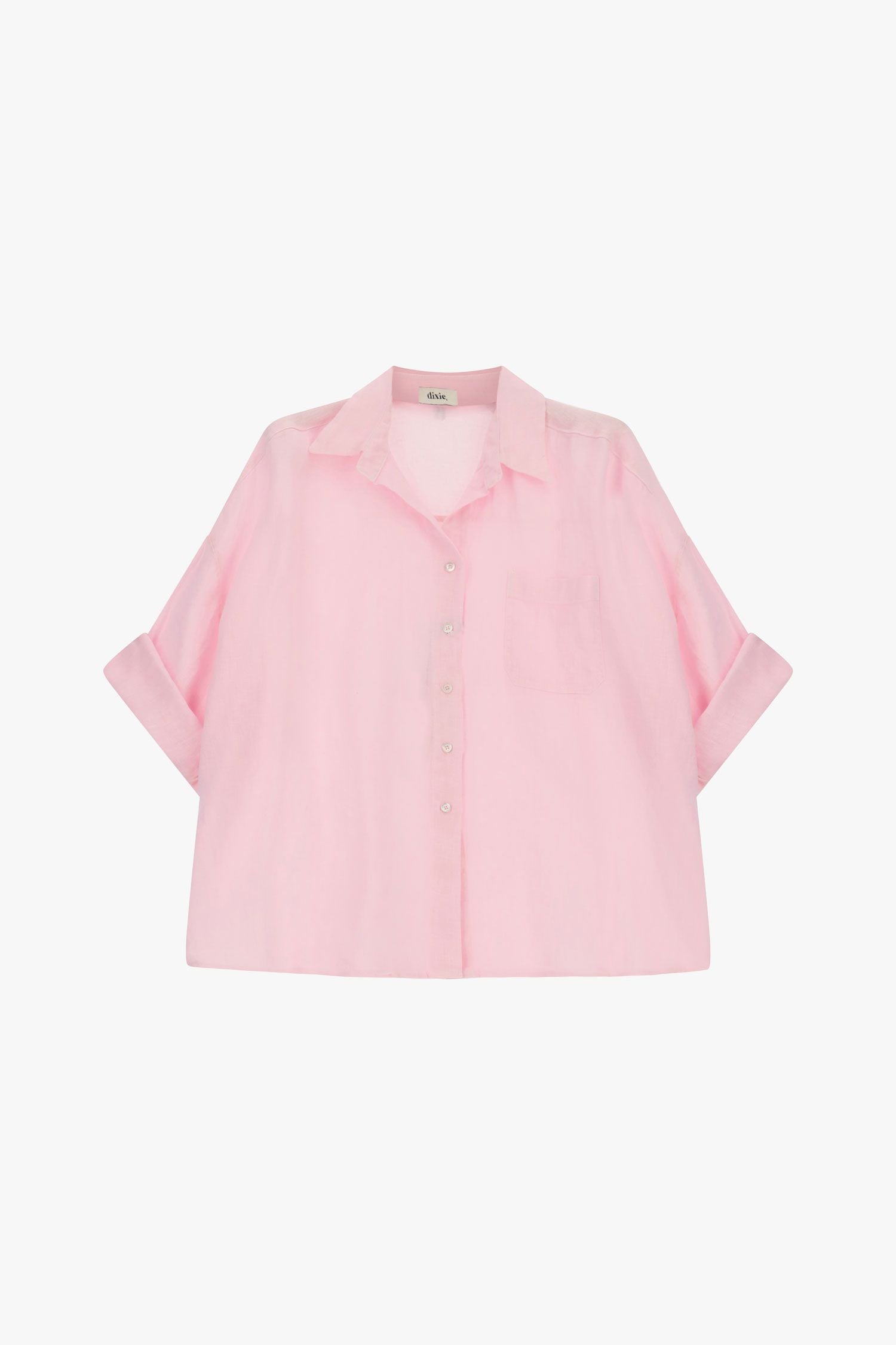 Camicia ampia maniche 3/4