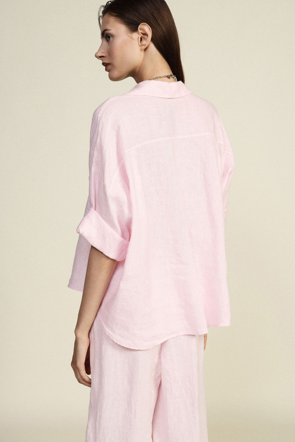 Camicia ampia maniche 3/4
