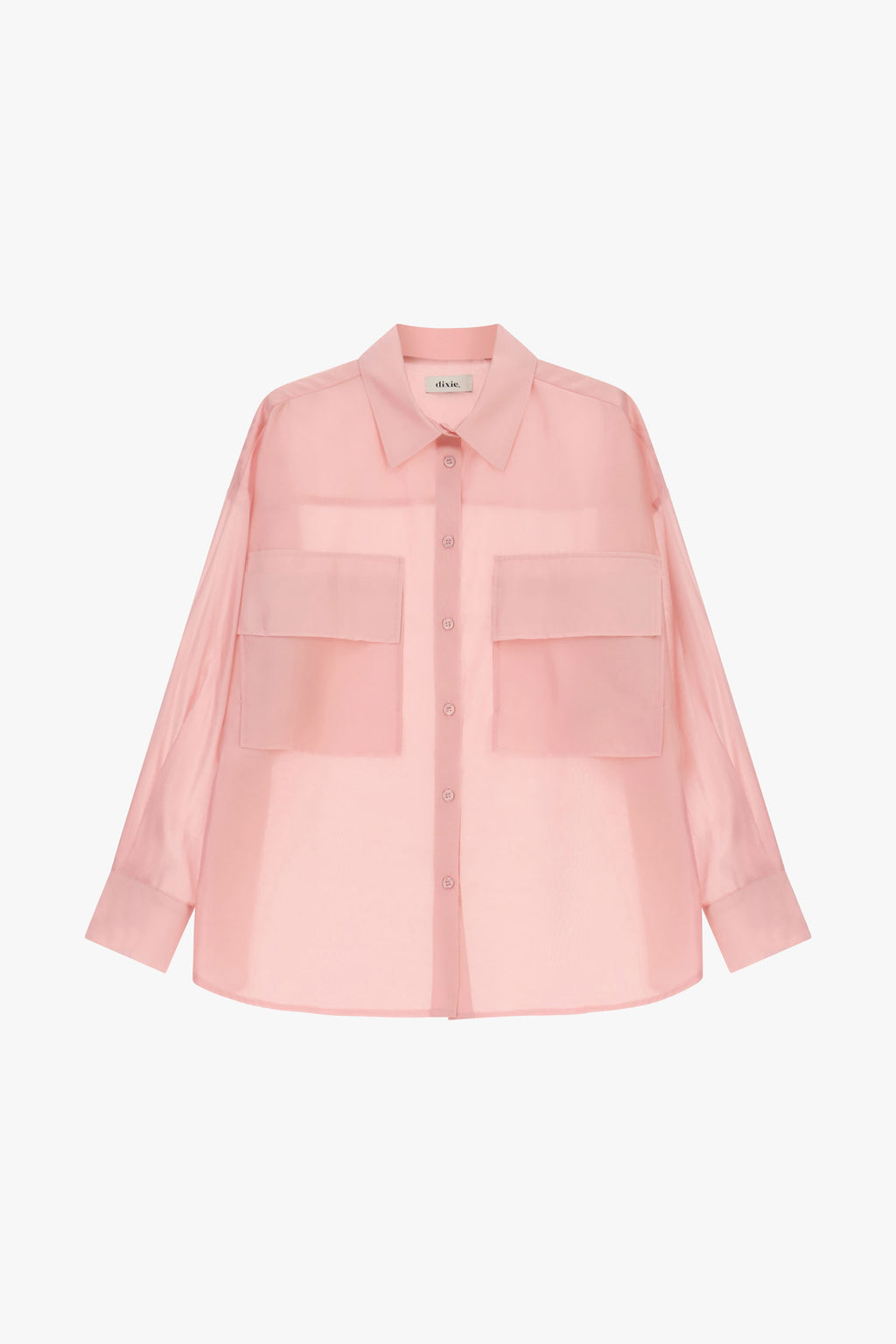 Camicia over con tasche grandi e maniche lunghe