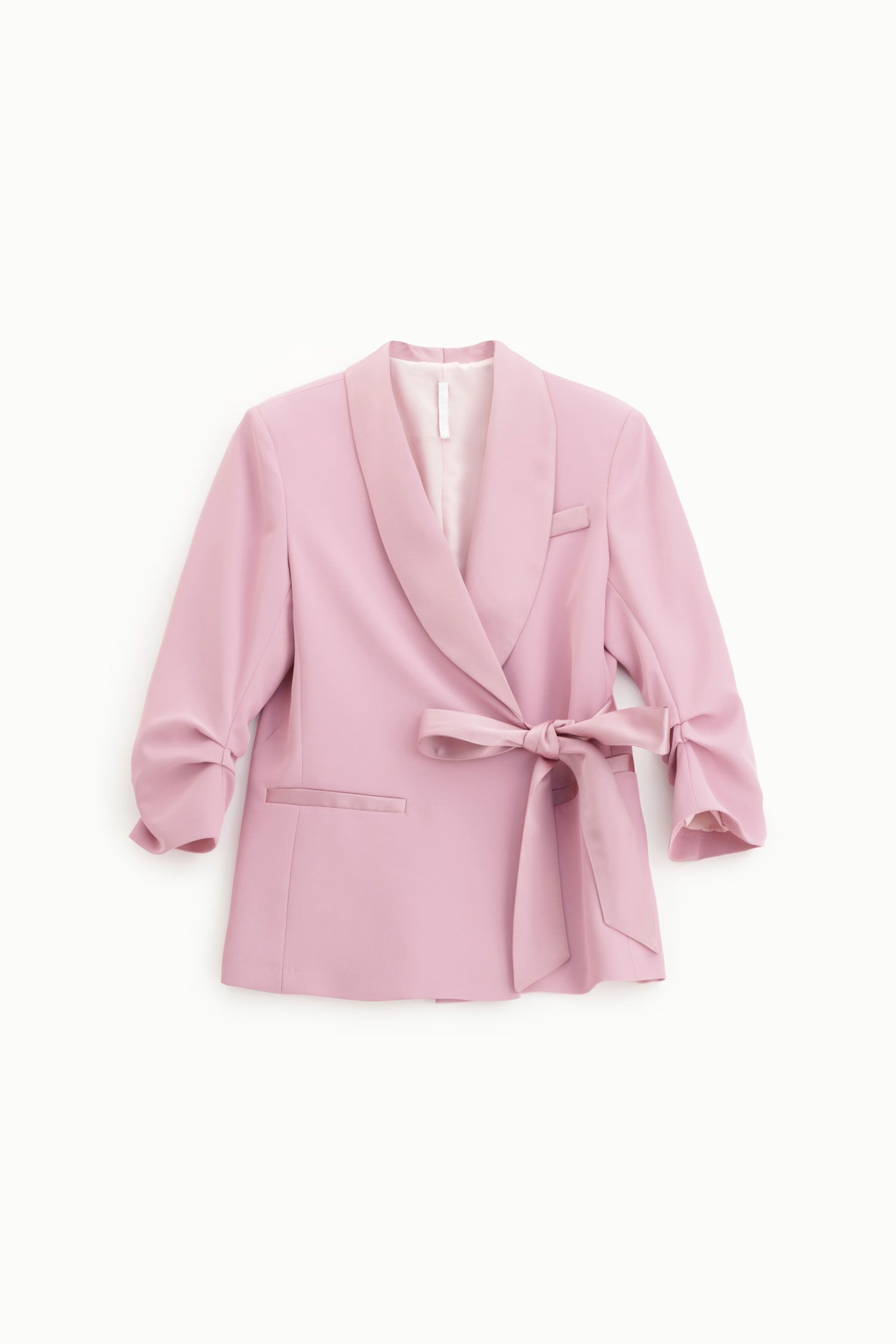 Coordinato rosa blazer e pantalone