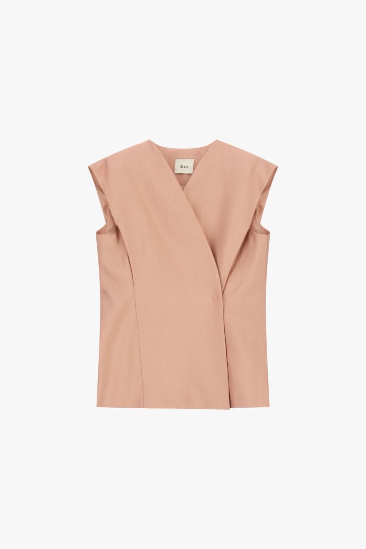 Gilet spalle strutturate chiusura laterale