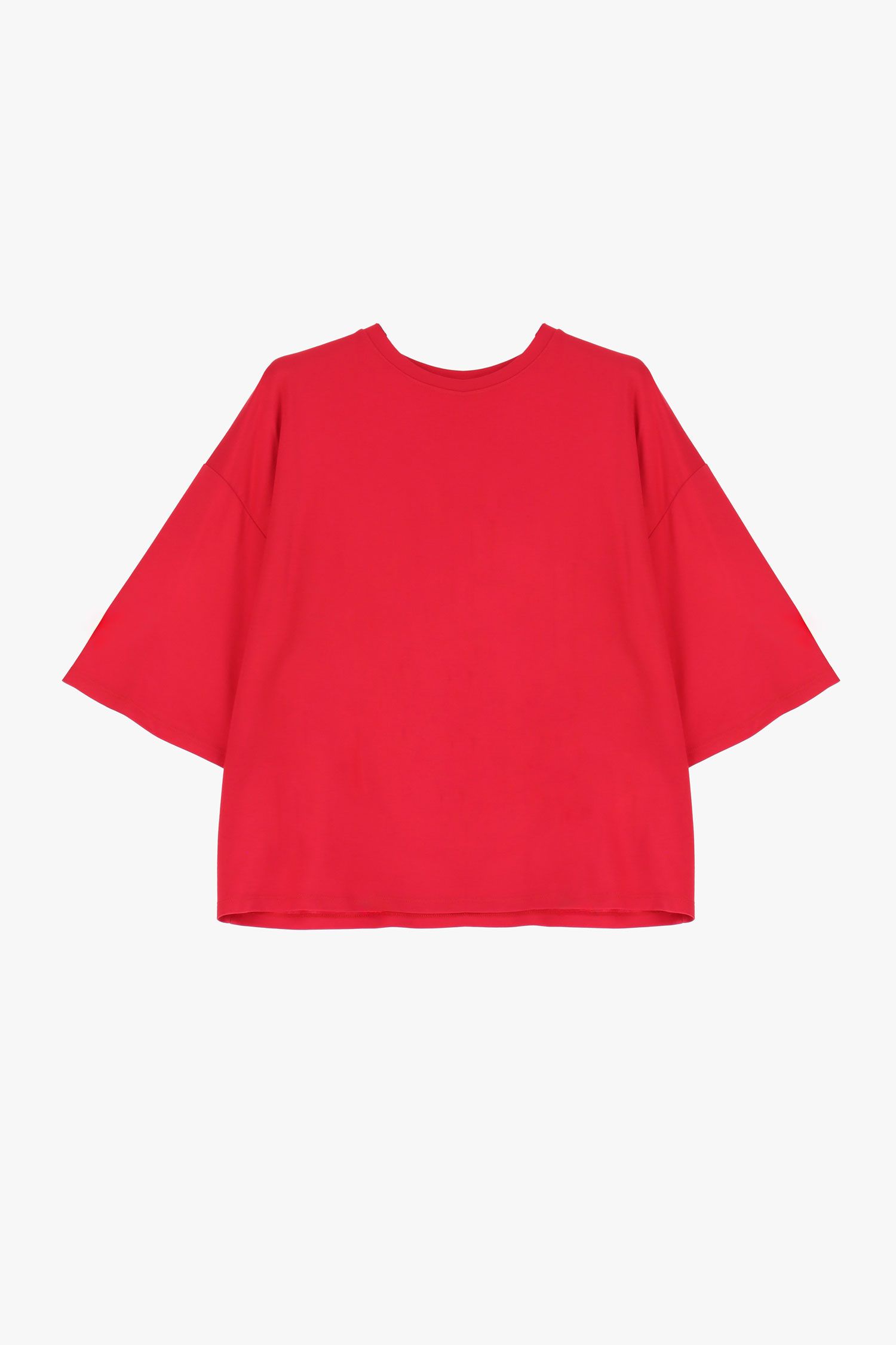 T-shirt over girocollo