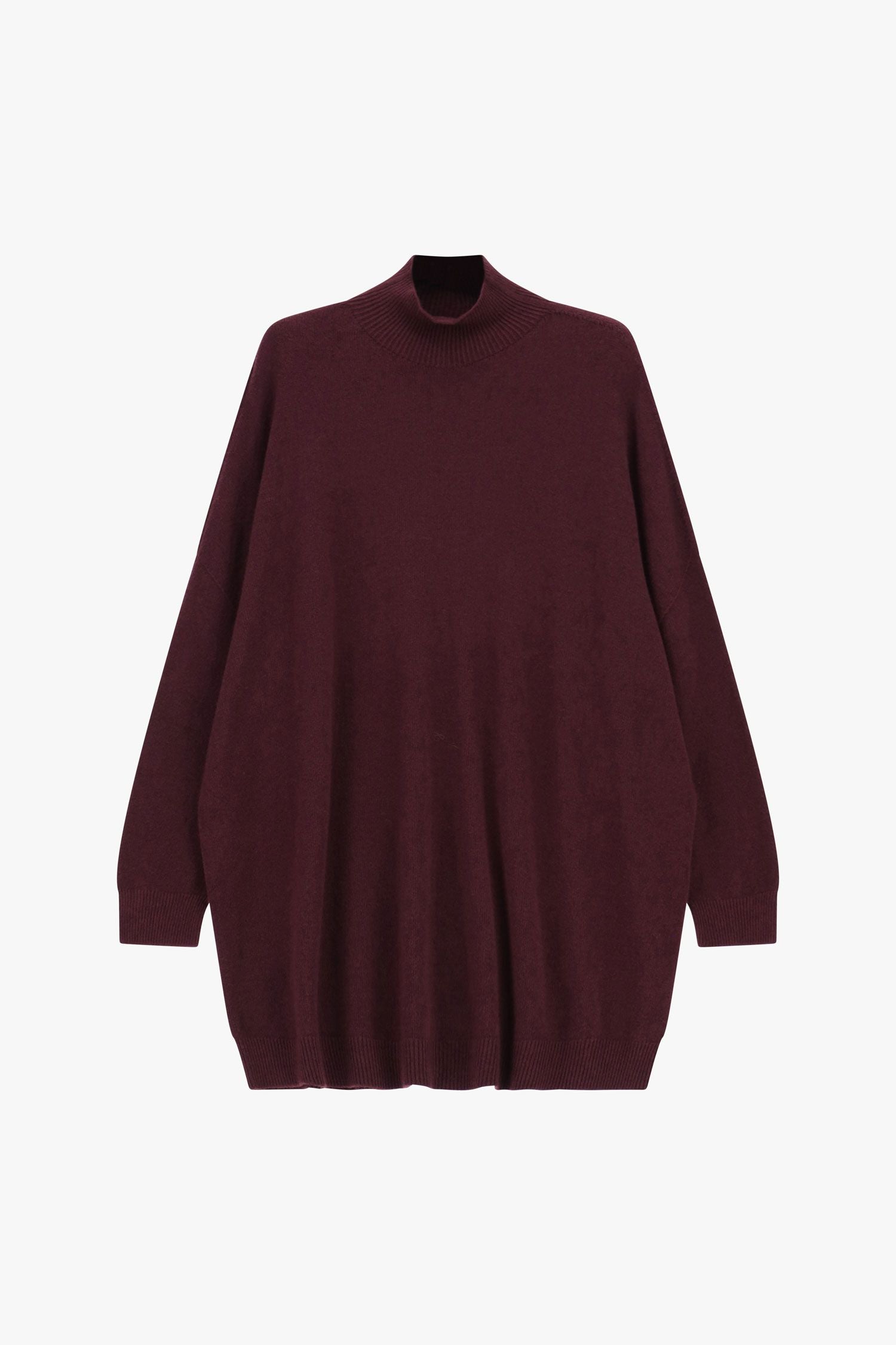 Maglione oversize collo alto