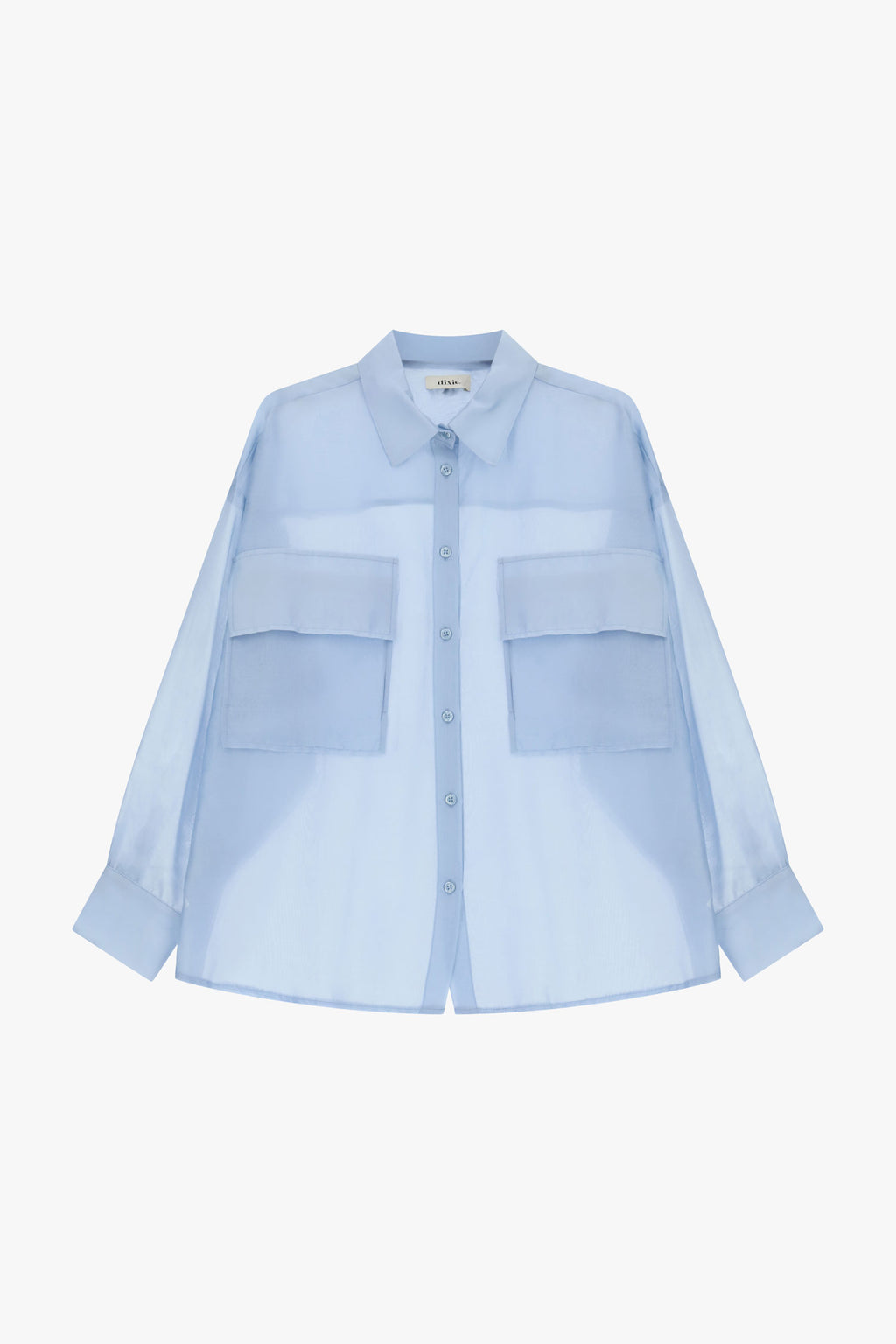 Camicia over con tasche grandi e maniche lunghe