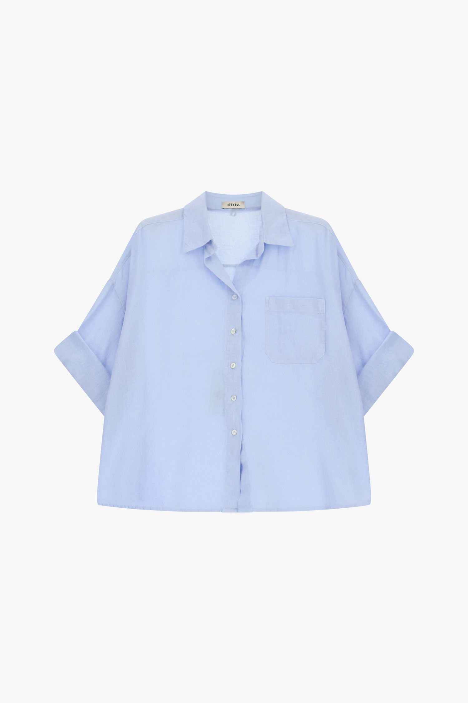 Camicia ampia maniche 3/4