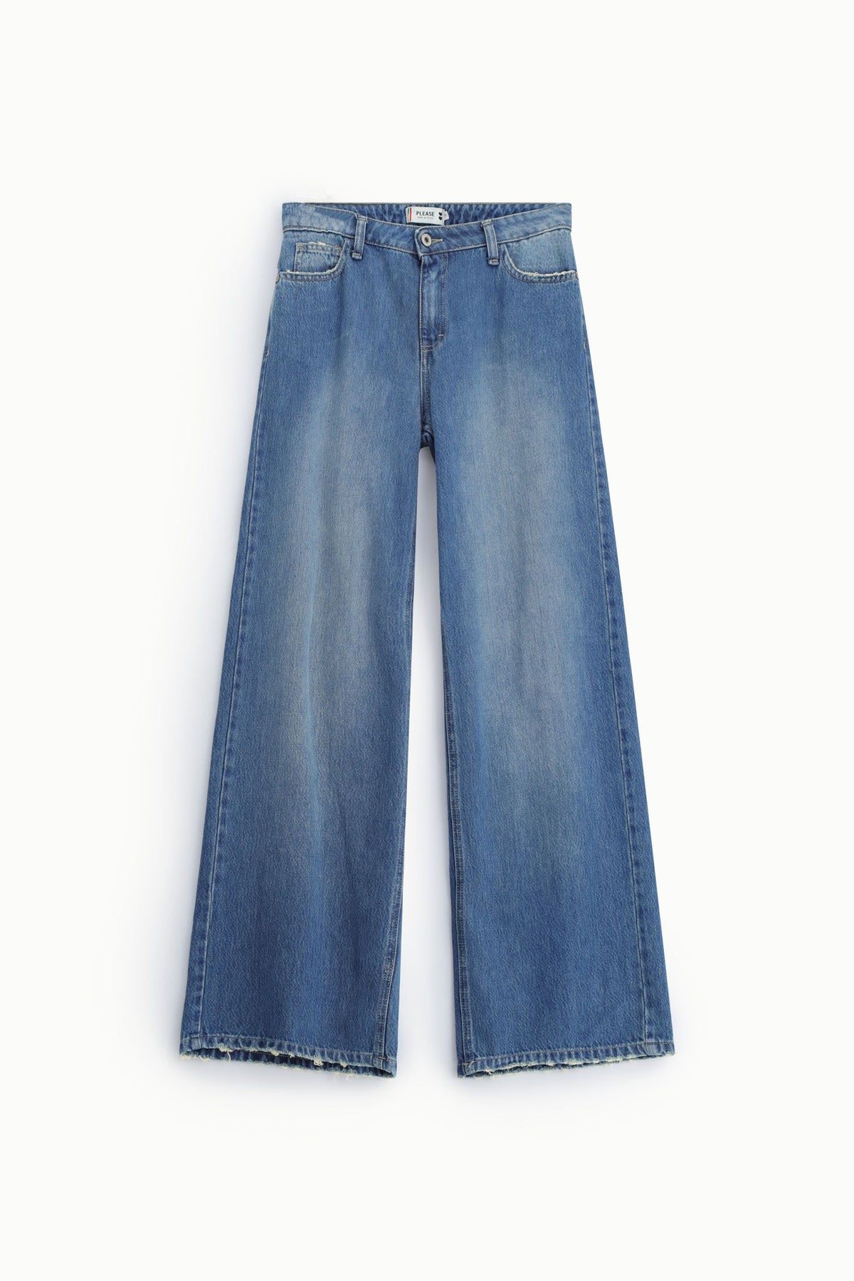Jeans palazzo gamba dritta