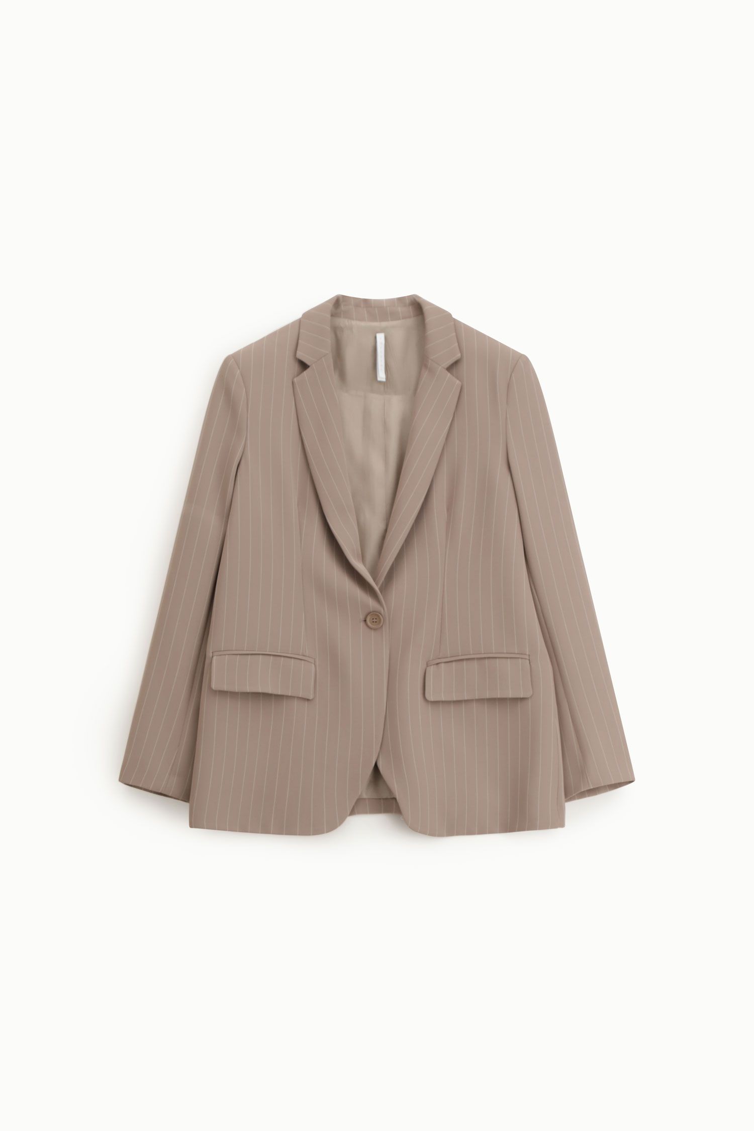 Blazer monopetto a righe