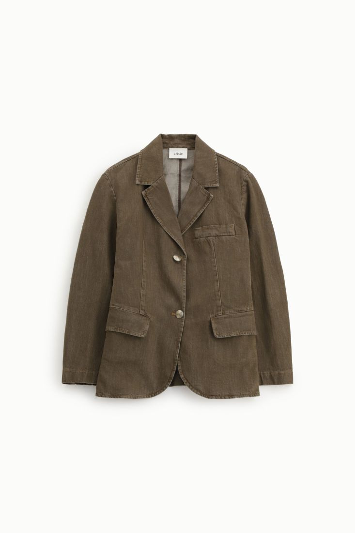 Blazer regular-fit con tasche applicate frontali