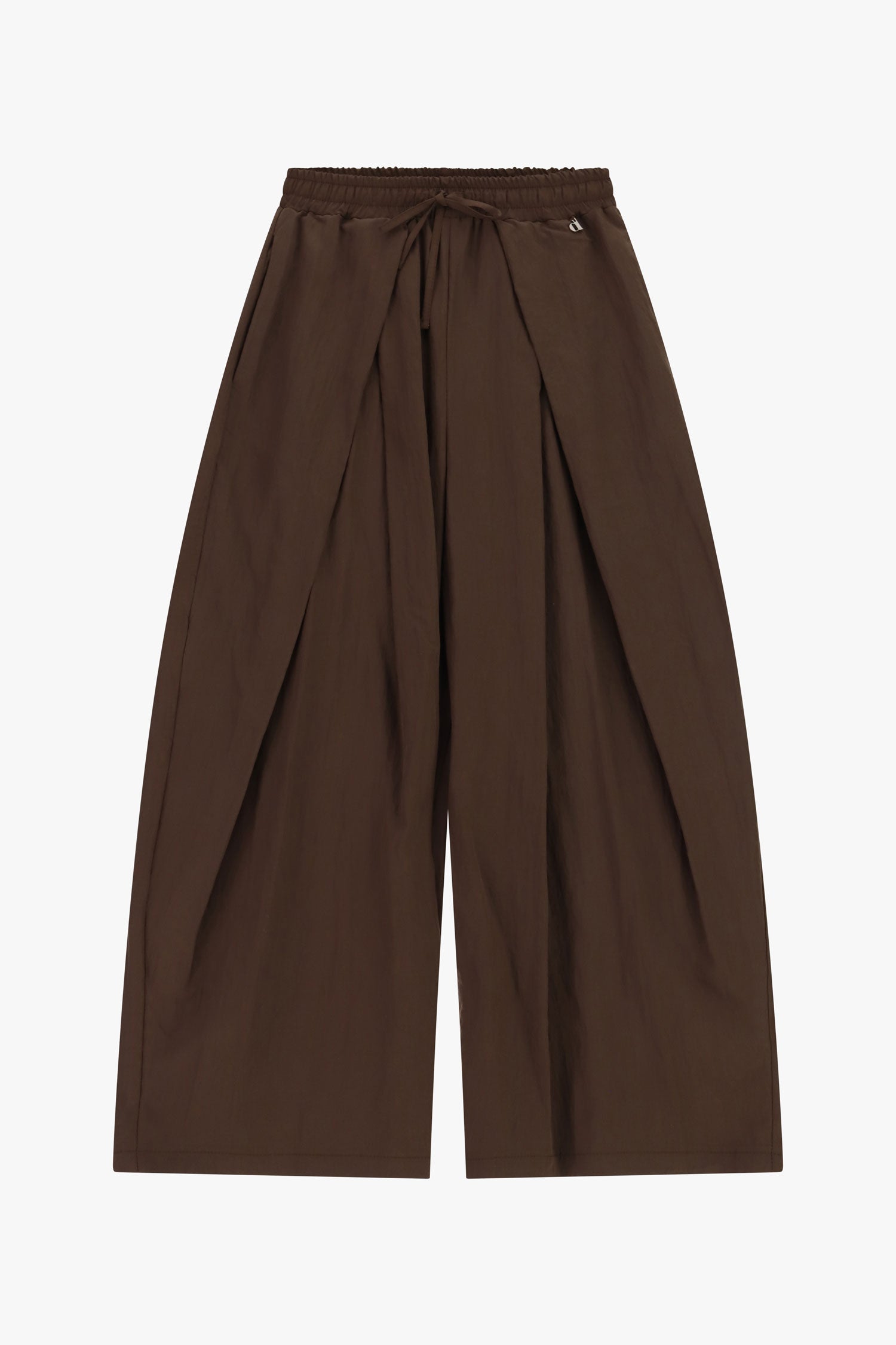 Pantaloni palazzo ampi vita elasticizzata e coulisse
