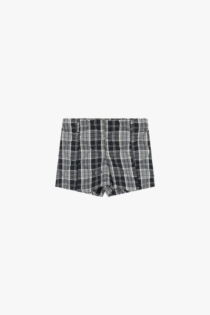 Gonna pantalone a quadri casual