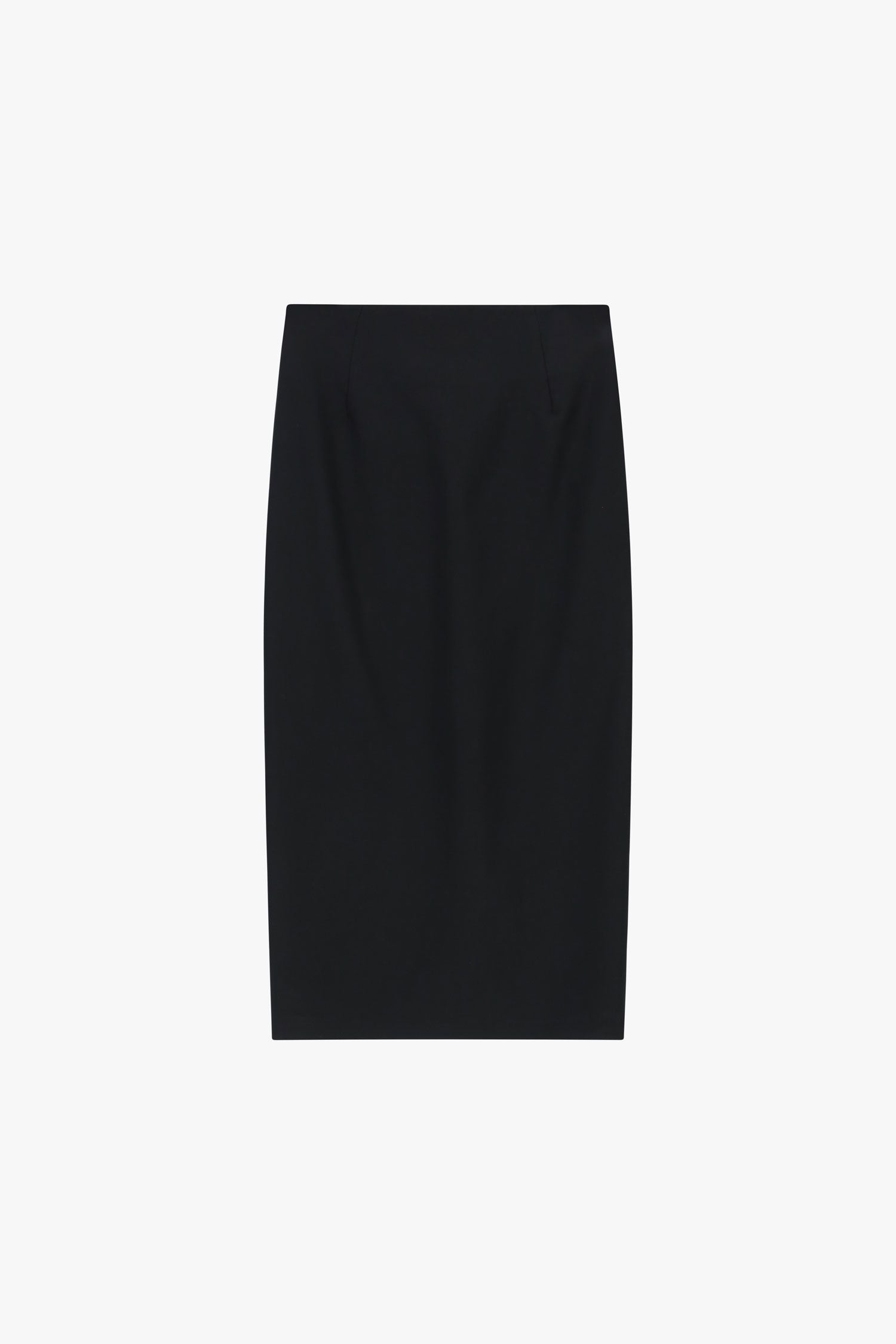 Gonna midi a tubino con spacco posteriore