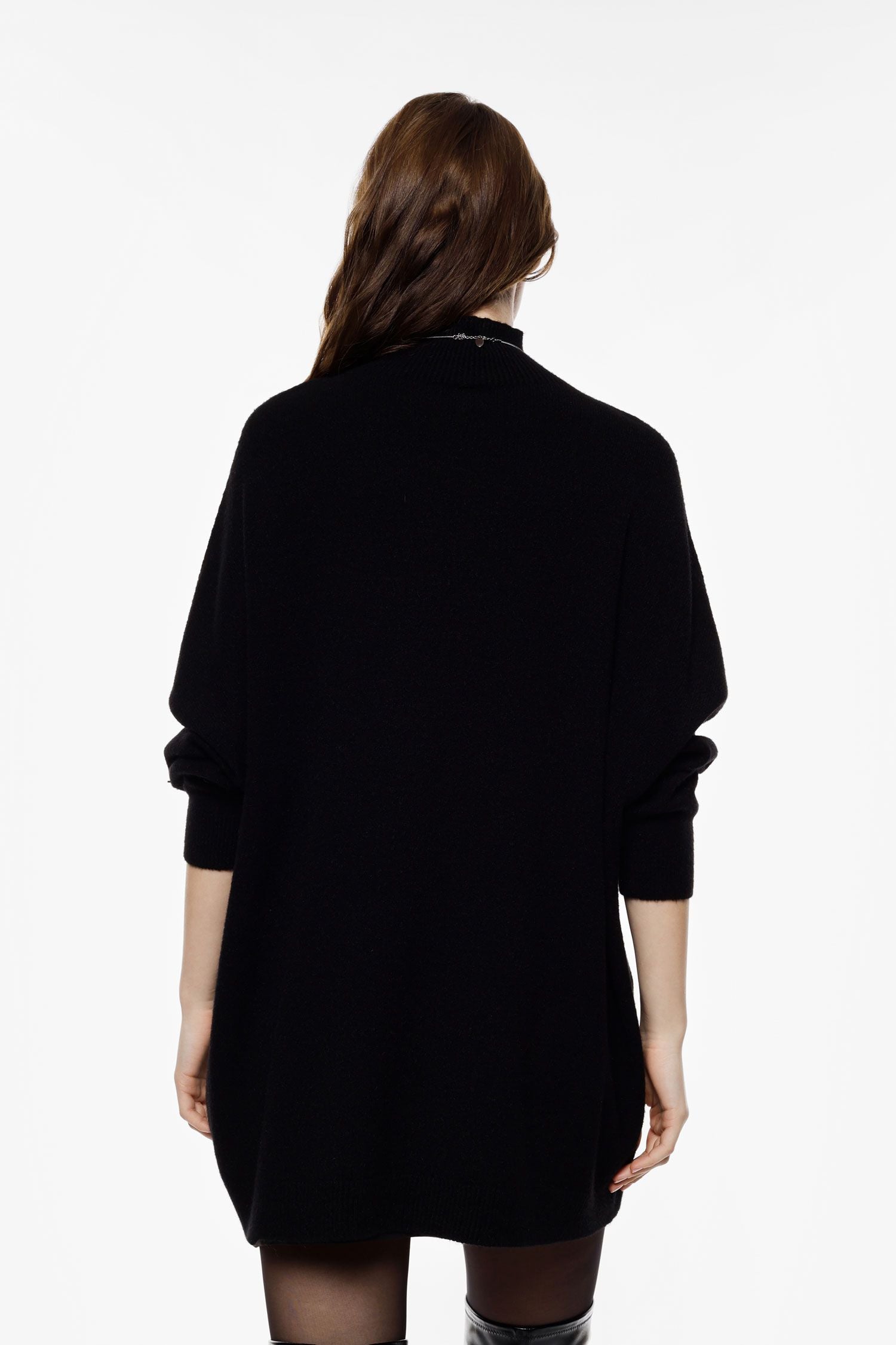 Maglione oversize collo alto