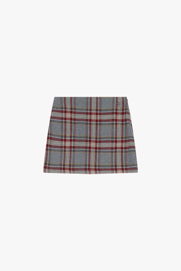 Coordinato blazer e gonna tartan