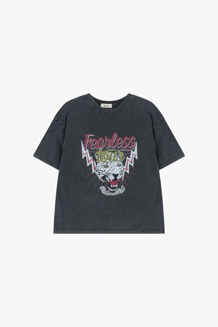 T-shirt stampa tour regular fit girocollo