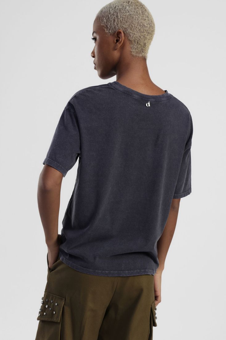 T-shirt stampa tour regular fit girocollo