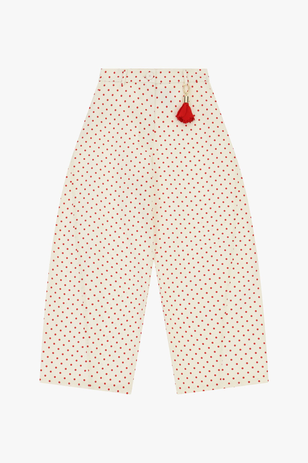 Pantaloni palazzo a pois