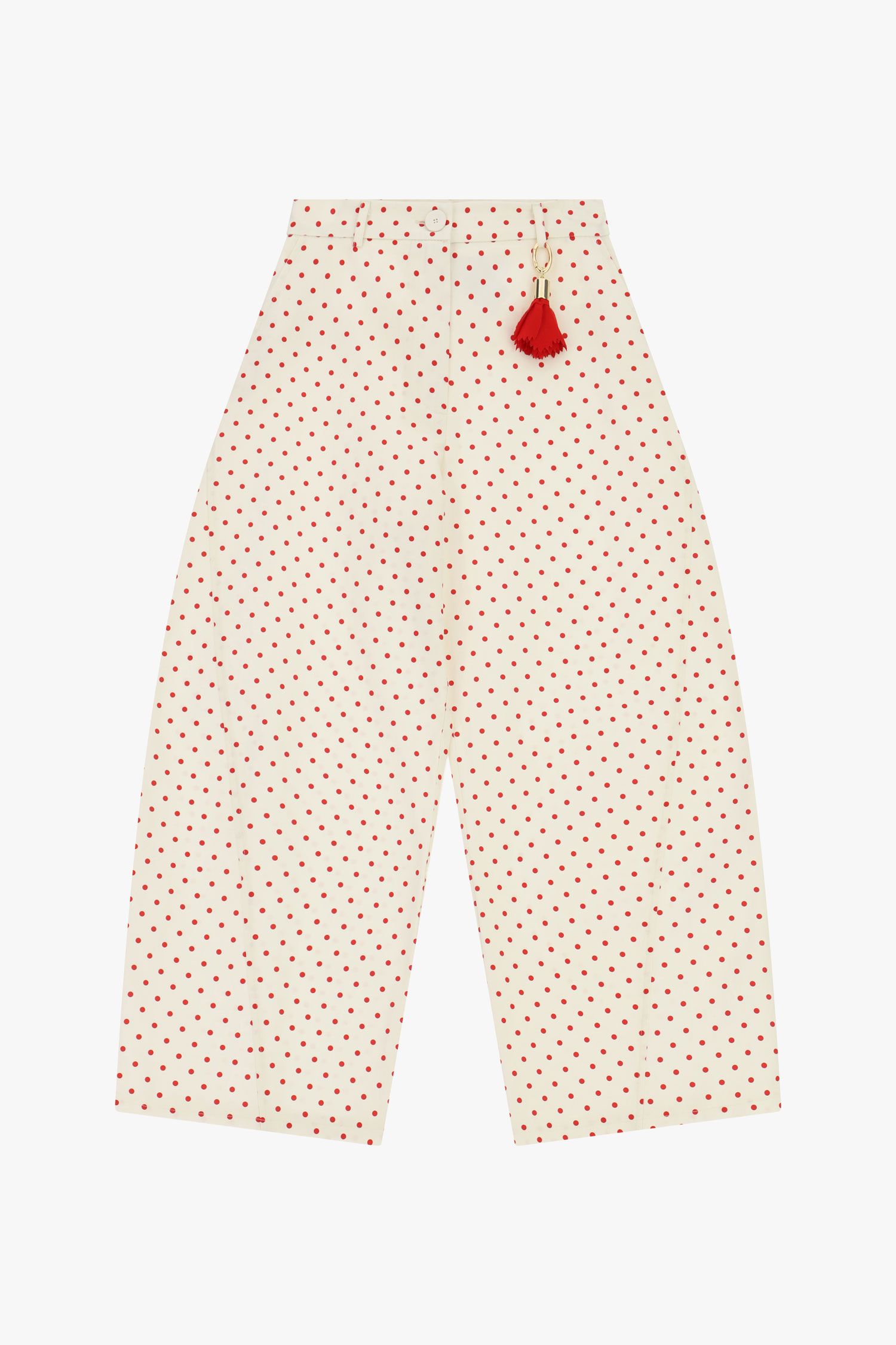 Pantaloni palazzo a pois
