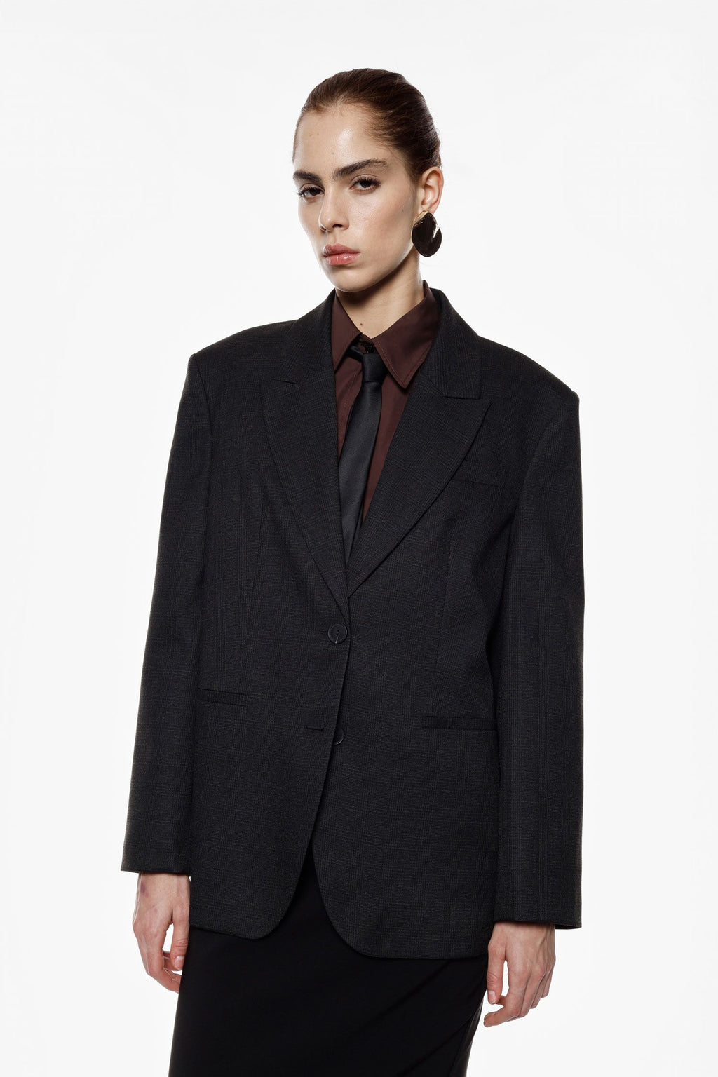 Blazer regular fit con abbottonatura a due bottoni