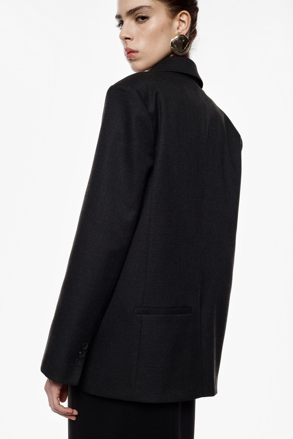 Blazer regular fit con abbottonatura a due bottoni