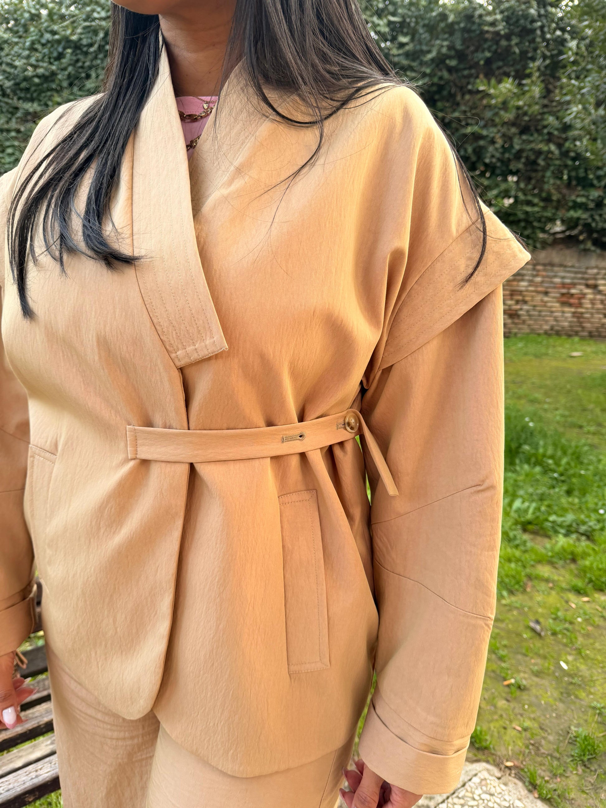 Giubbotto Kimono con manica ampia