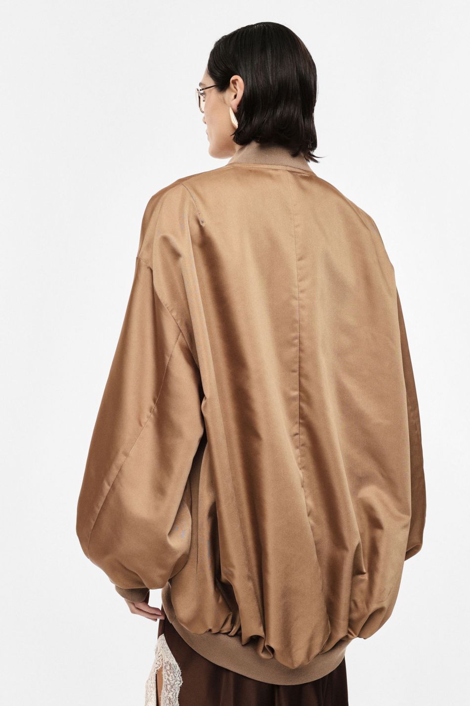 Bomber over con tasche applicate