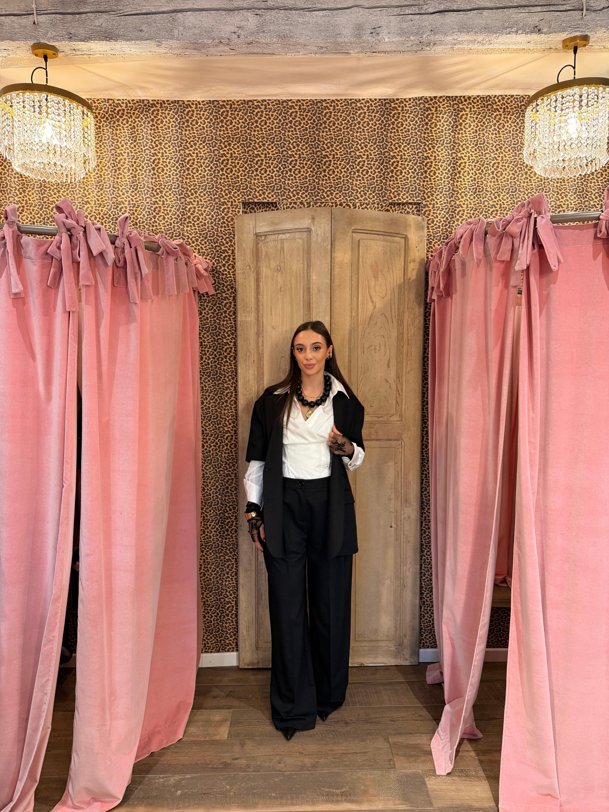 Coordinato blazer over e pantalone