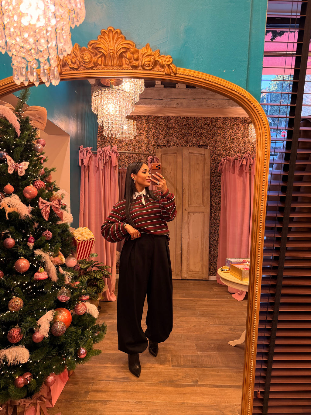 Pantaloni palazzo ampi fondo elastico