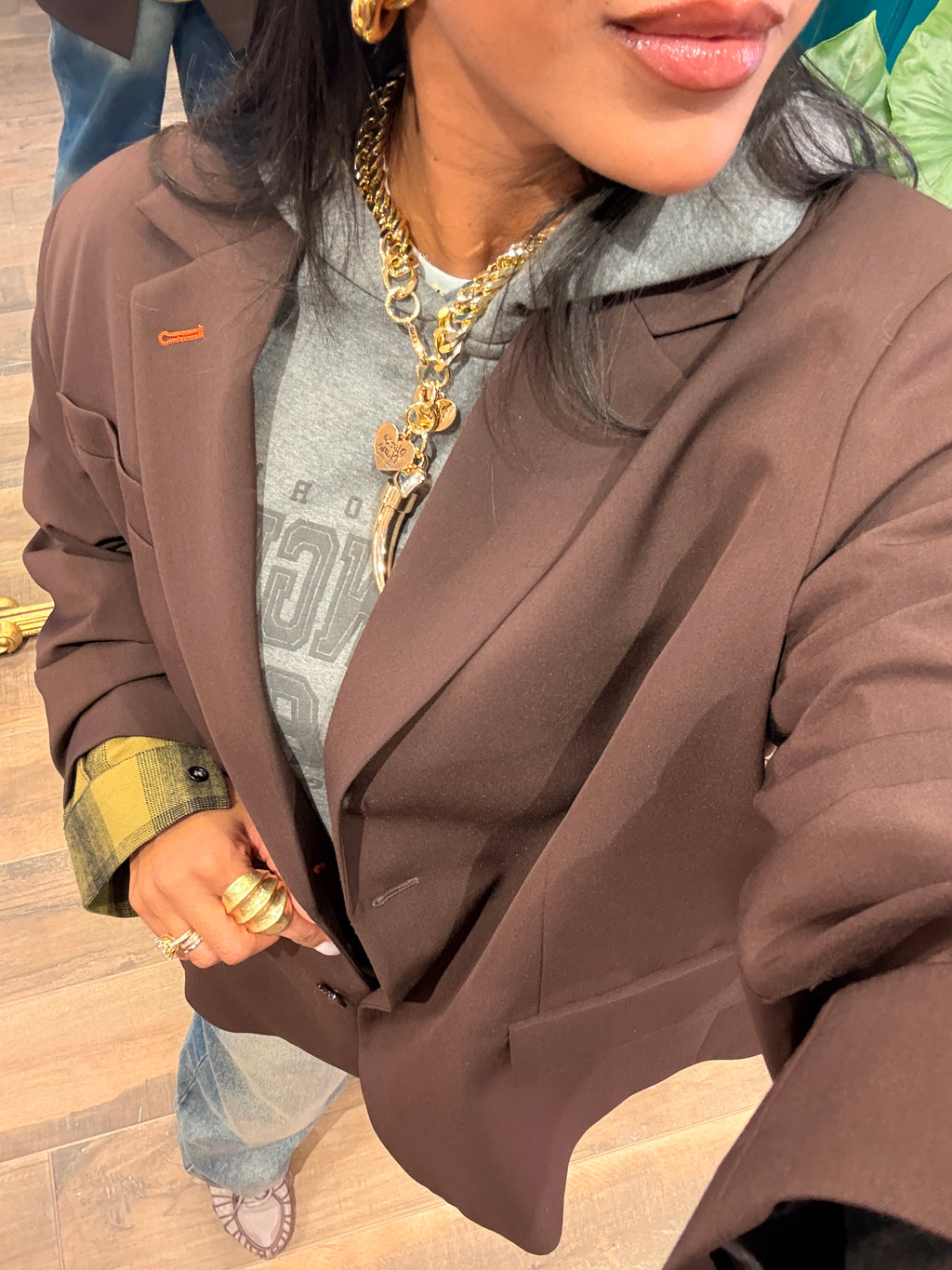 Blazer over monopetto