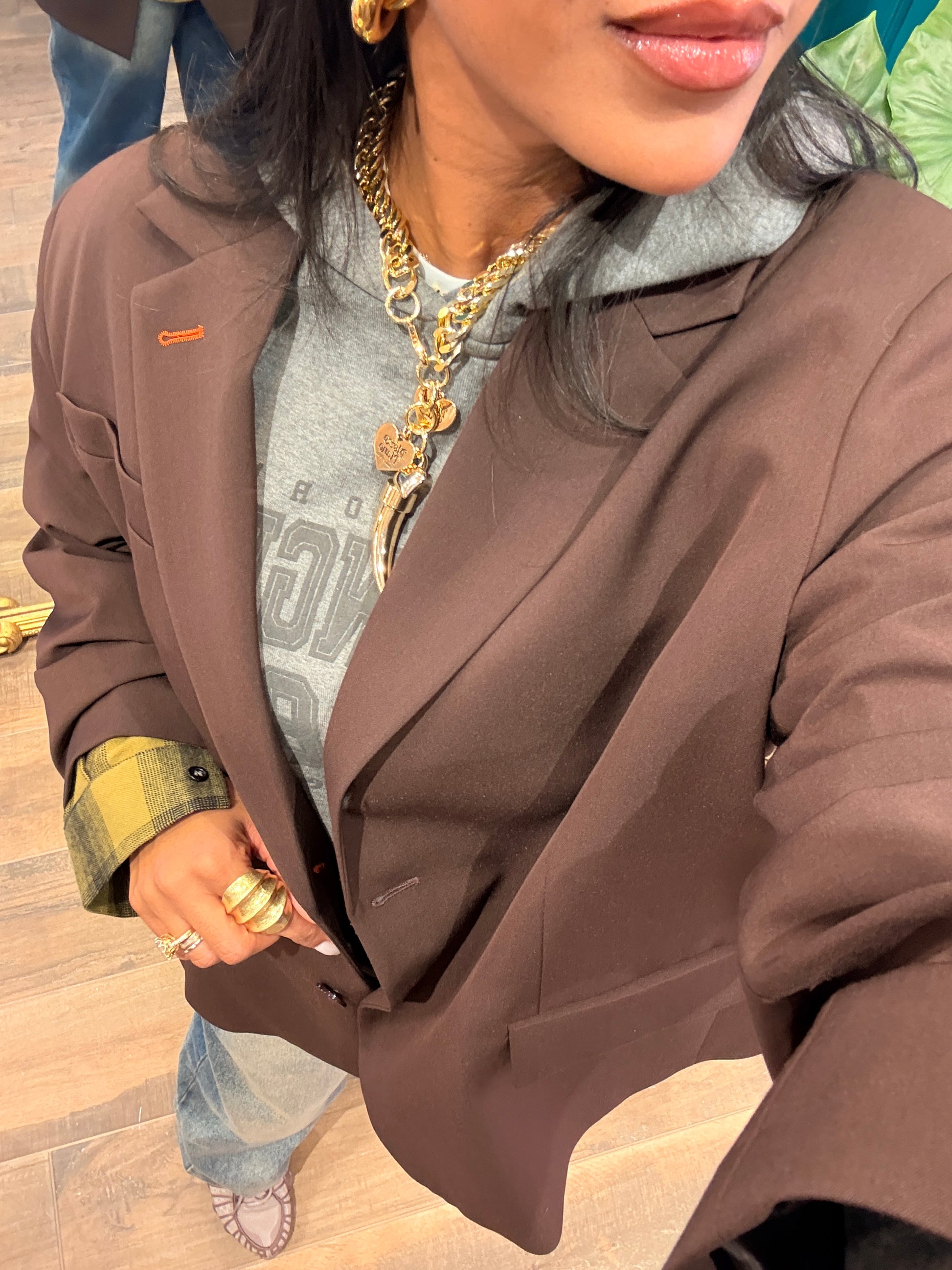 Blazer over monopetto