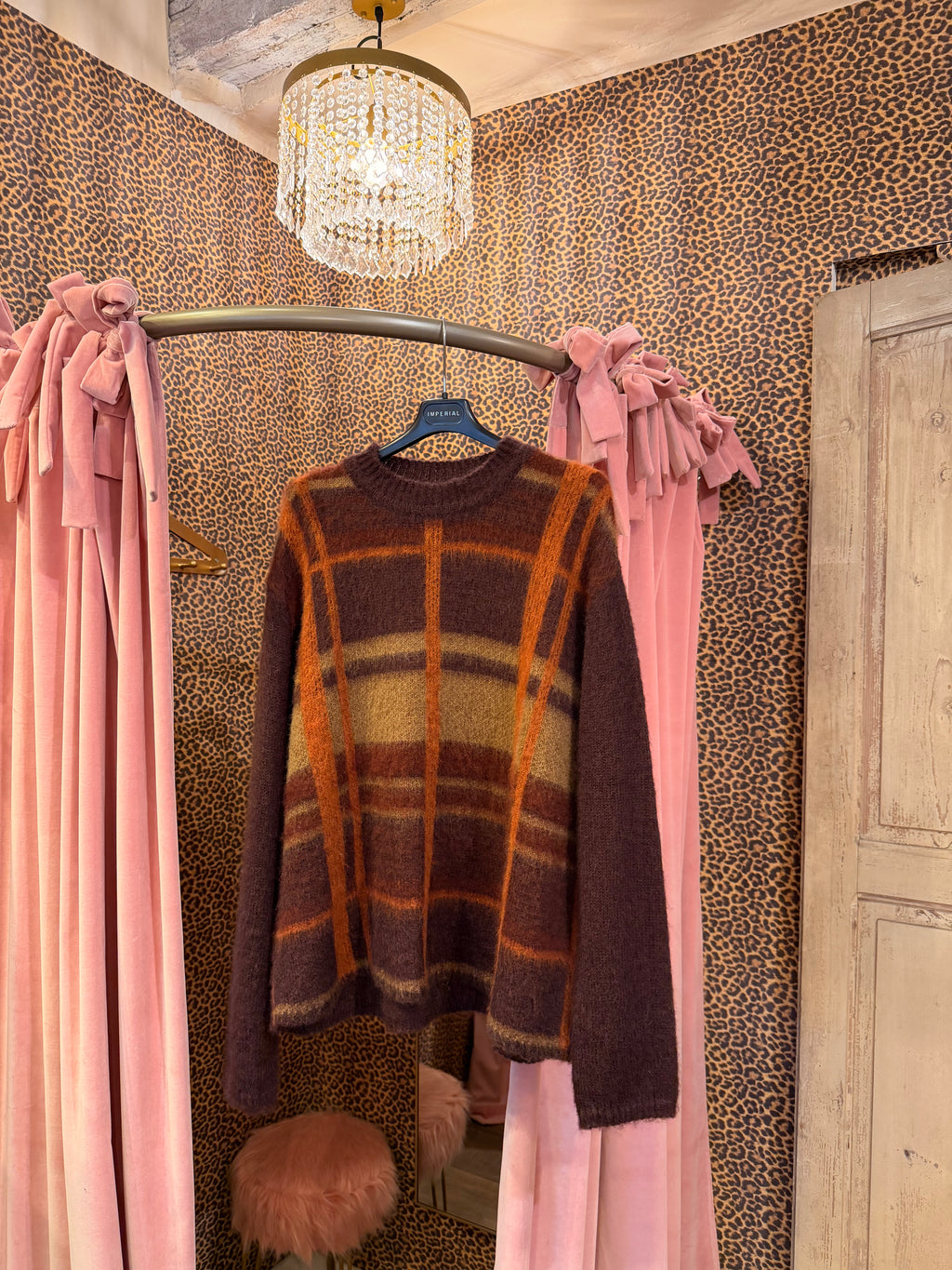 Maglione pullover check