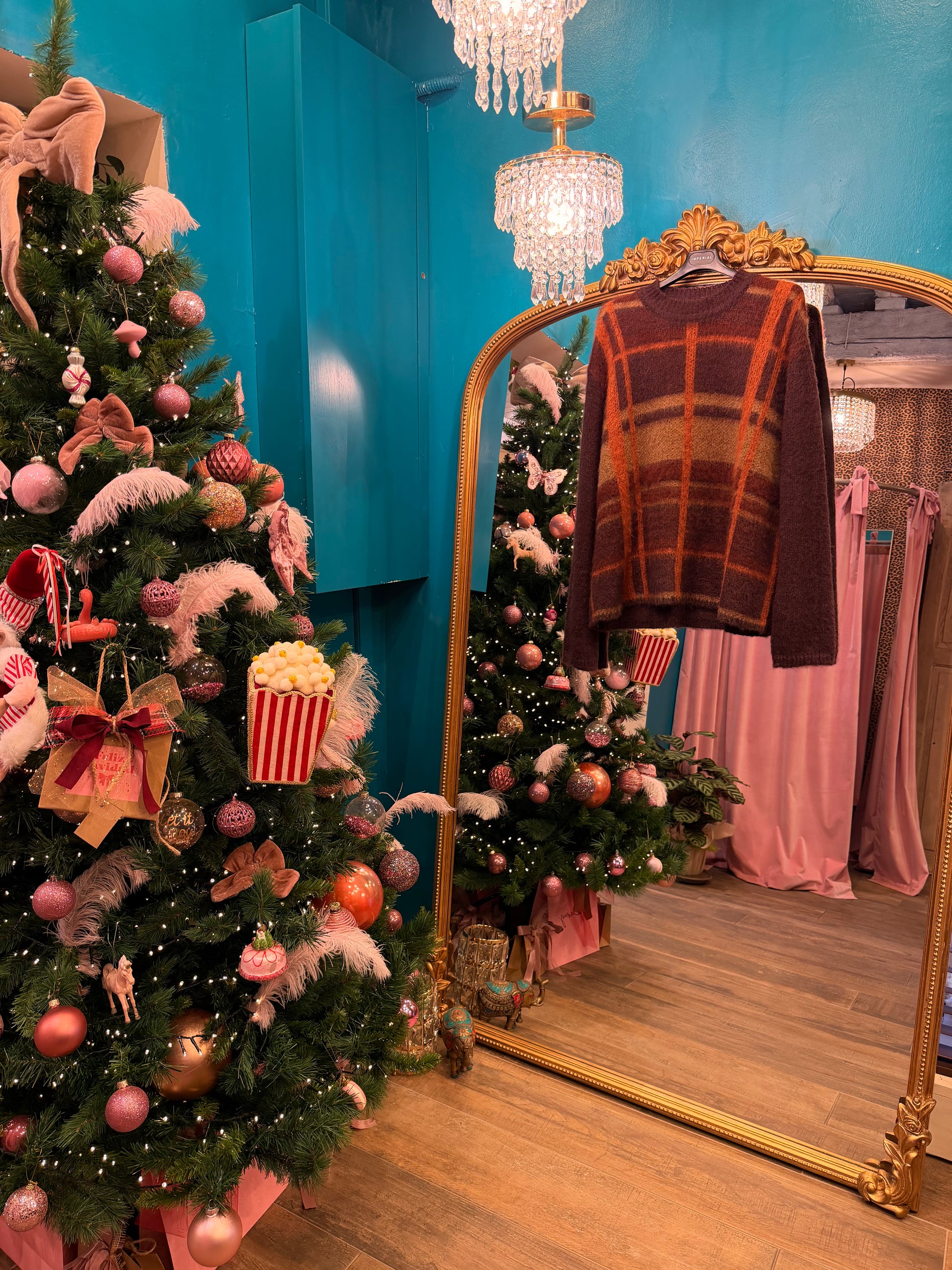 Maglione pullover check