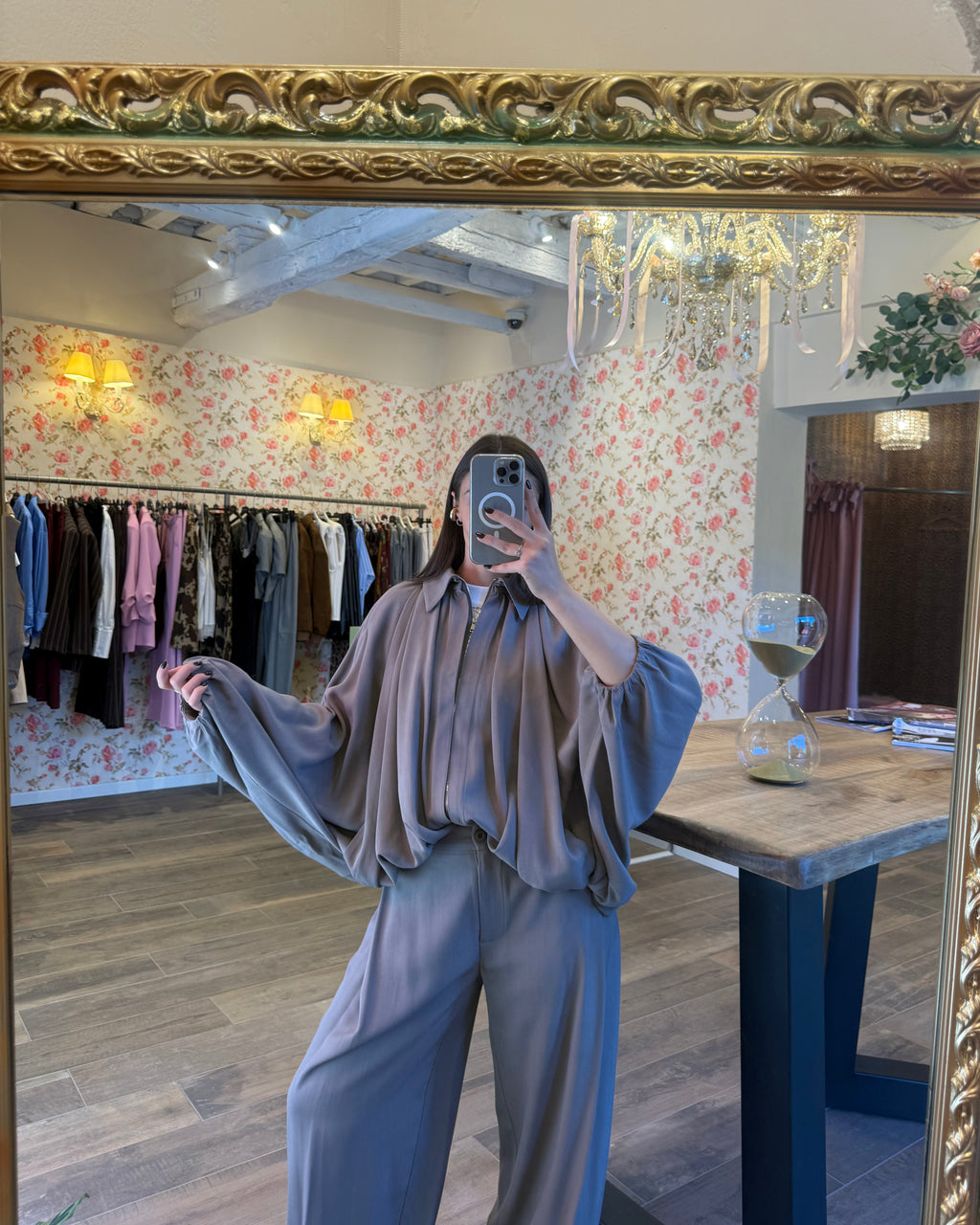 Bomber Jacket collo classico e zip