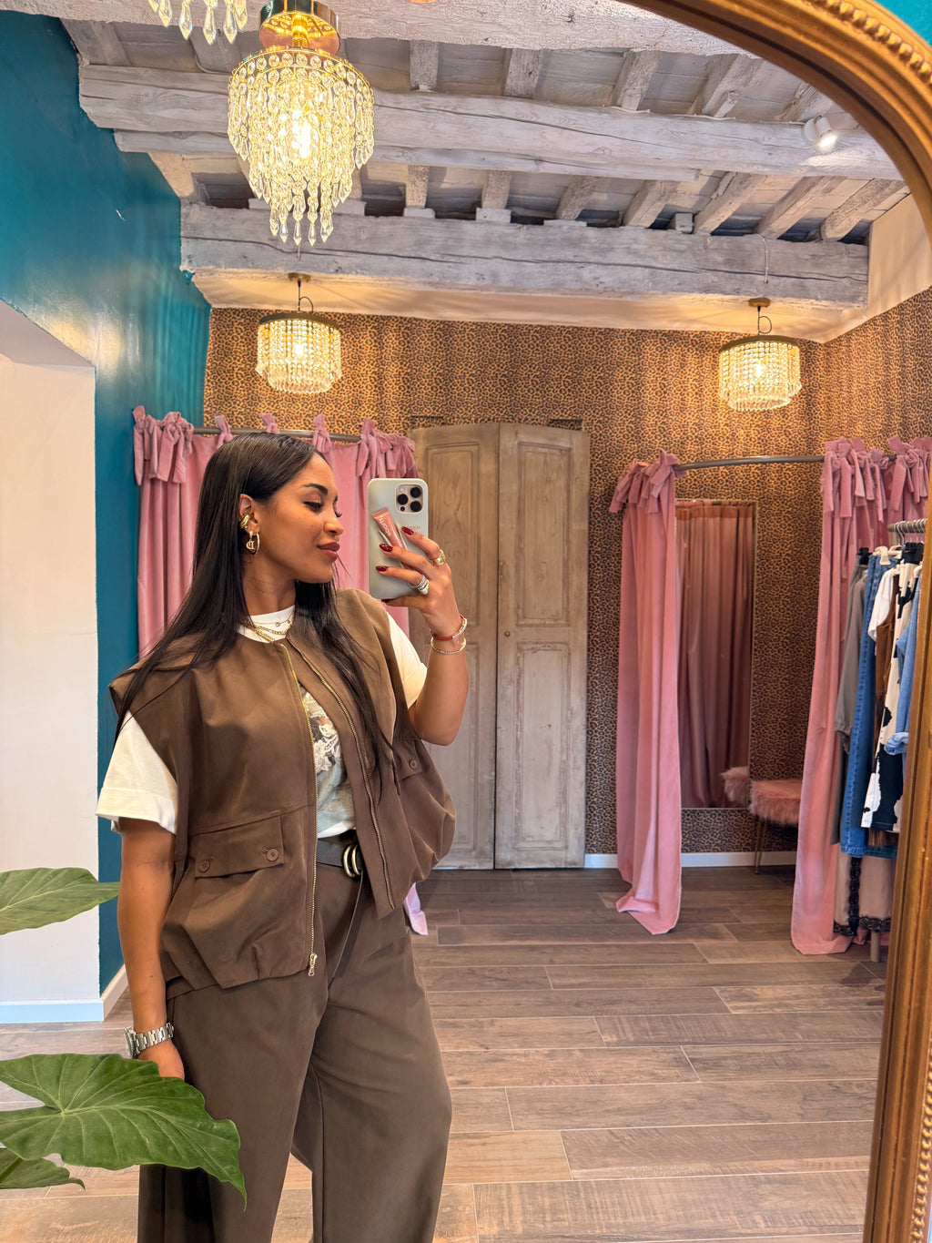 Coordinato gilet e pantalone