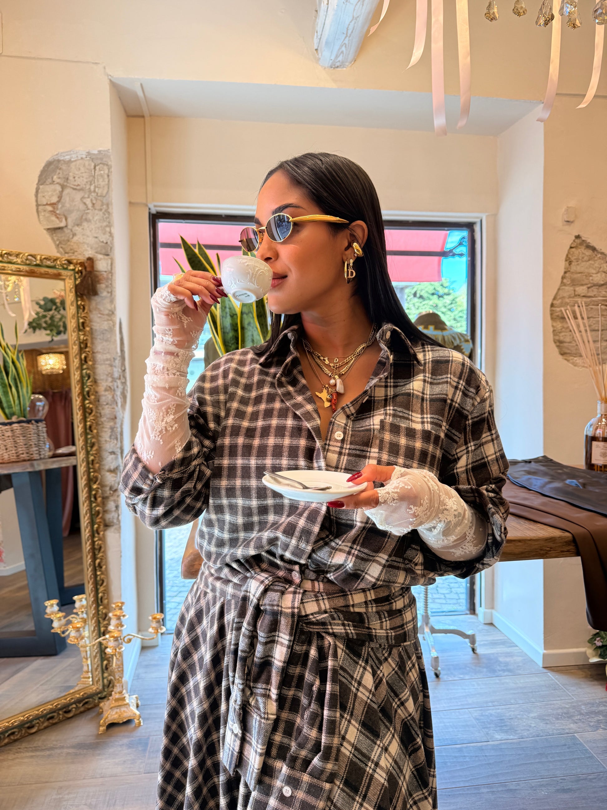 Coordinato camicia e gonna