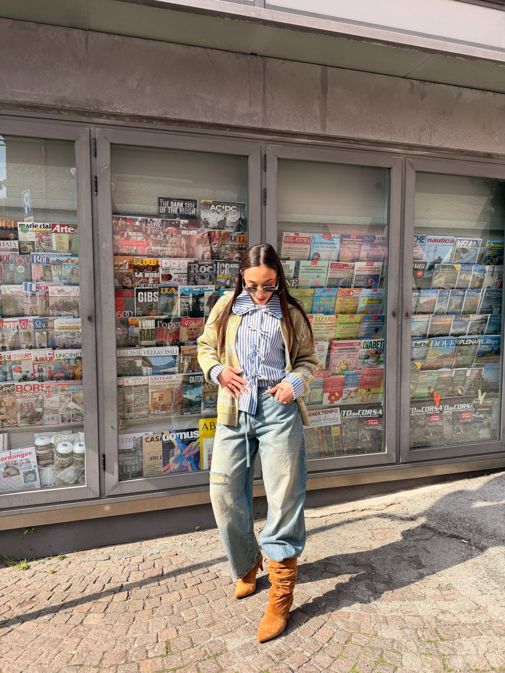 Jeans a gamba dritta