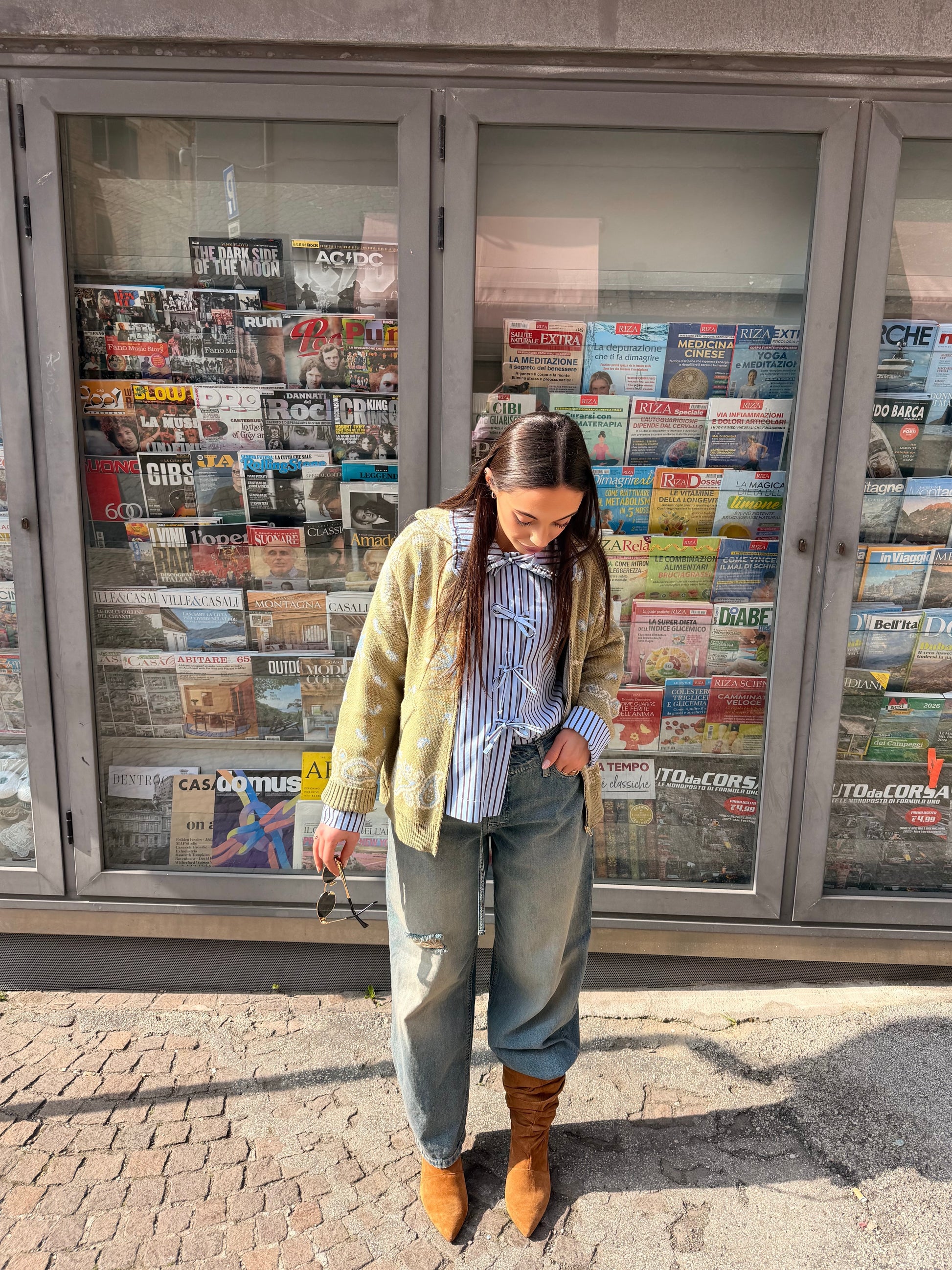 Jeans a gamba dritta