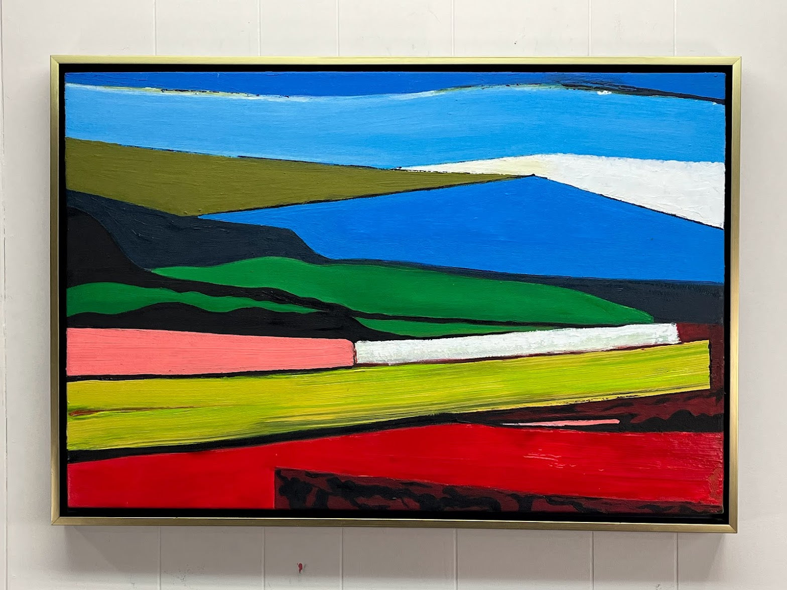 Camicia fantasia check misto lana