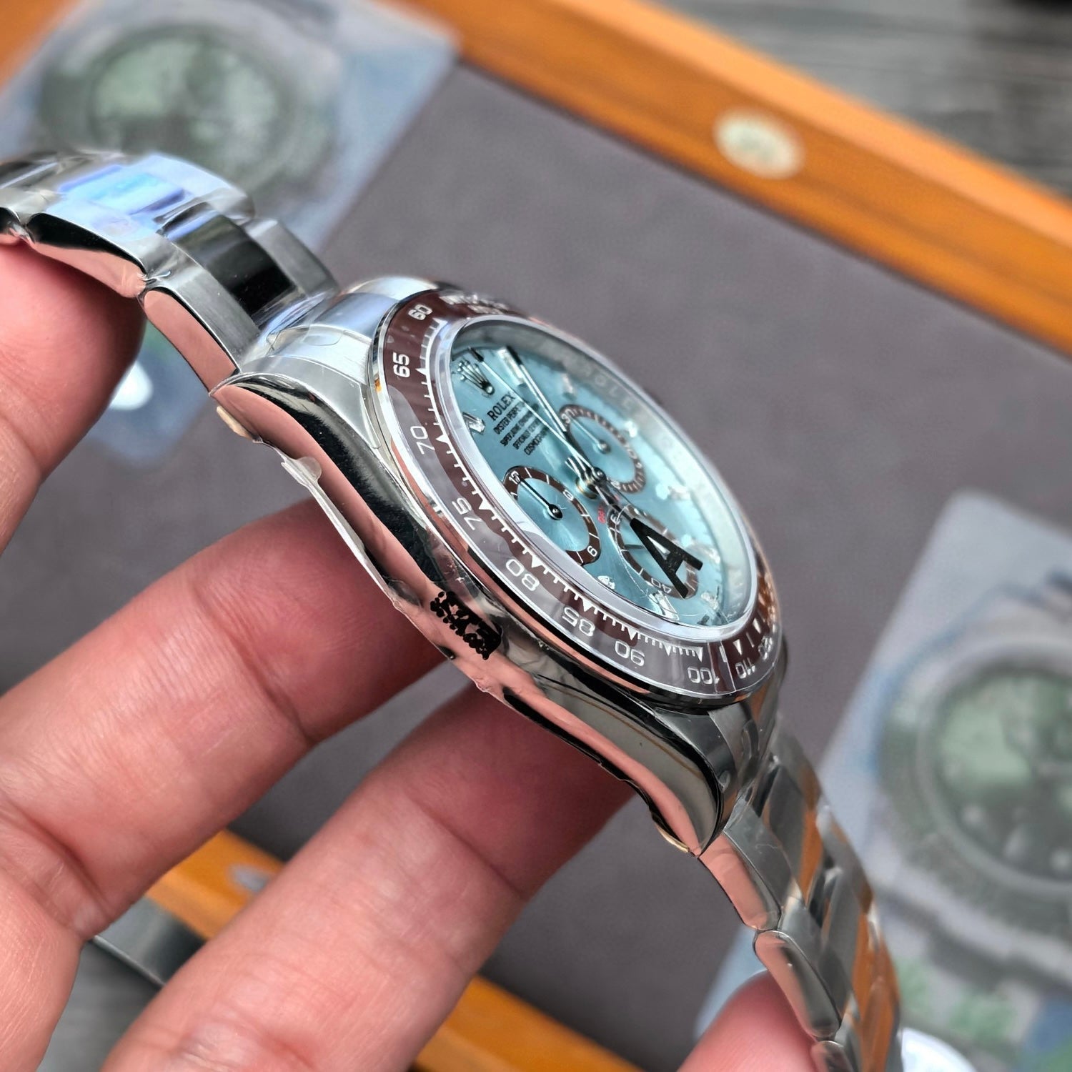 Camicia fantasia check misto lana