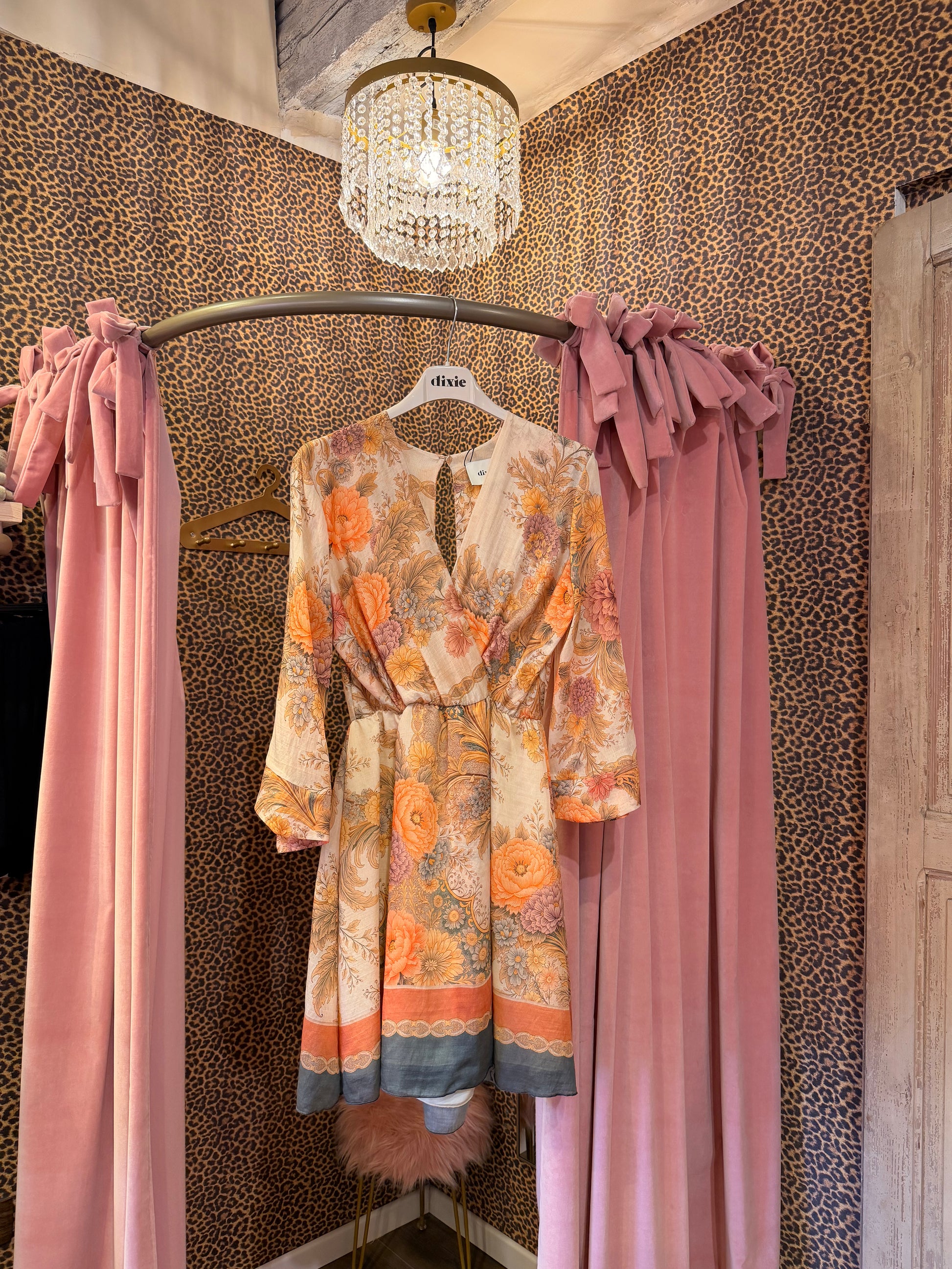 Mini dress fantasia floreale