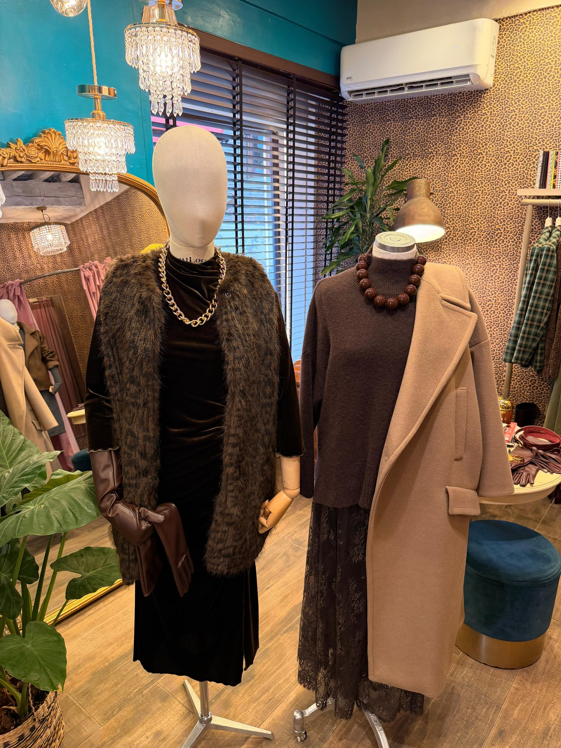 Eco-fur gilet con regular fit