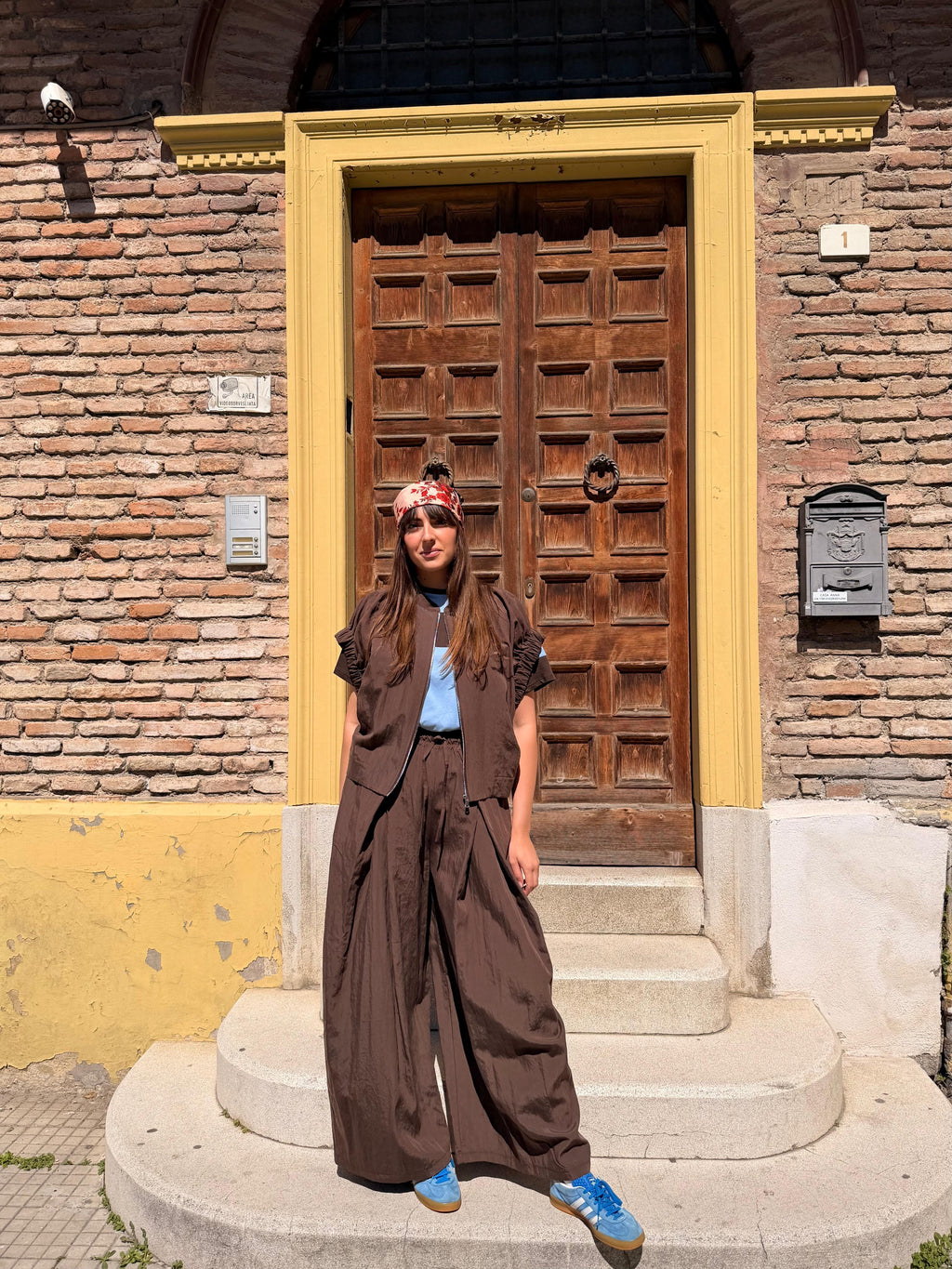Coordinato gilet e pantalone